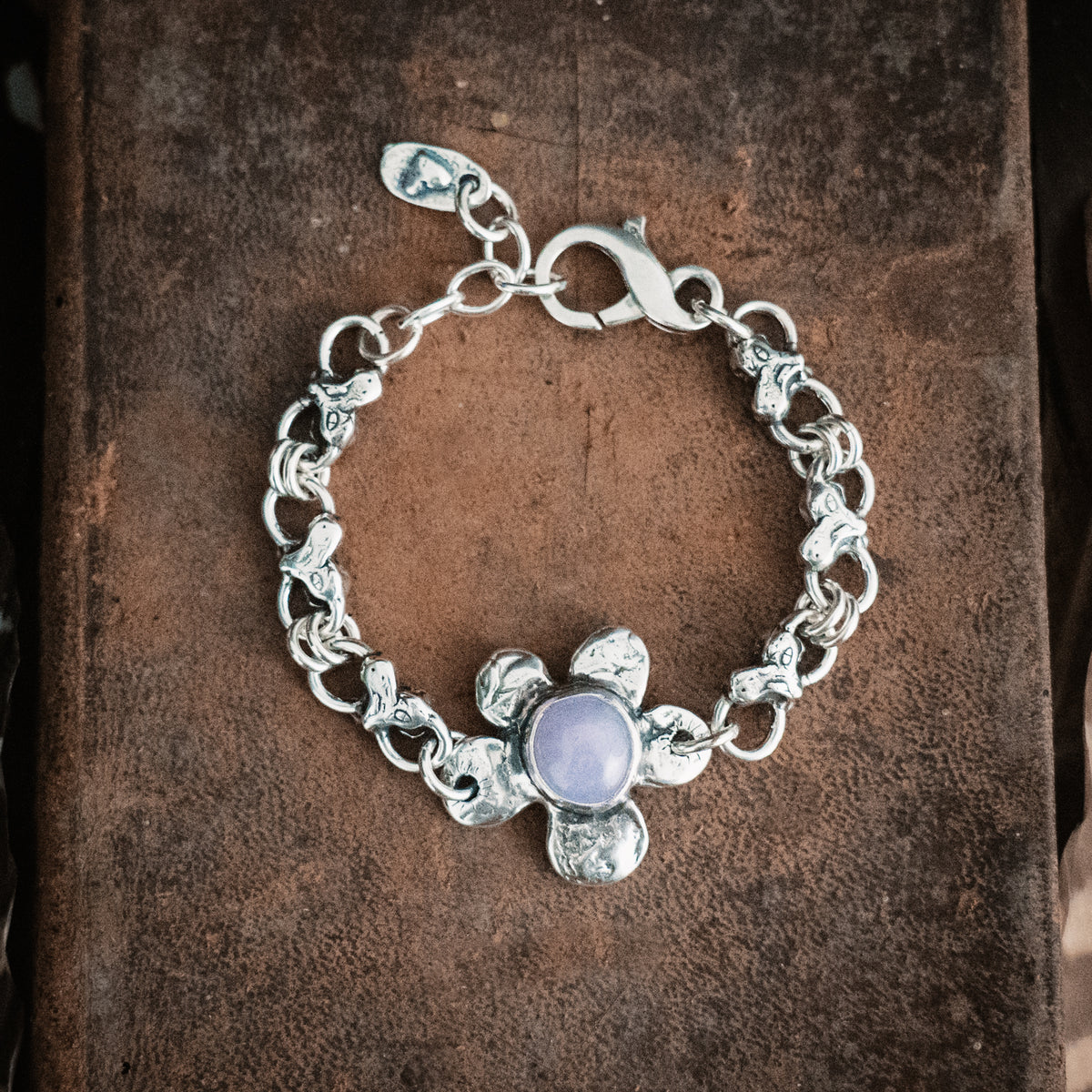 Grow Wise Lavender Chalcedony Bracelet