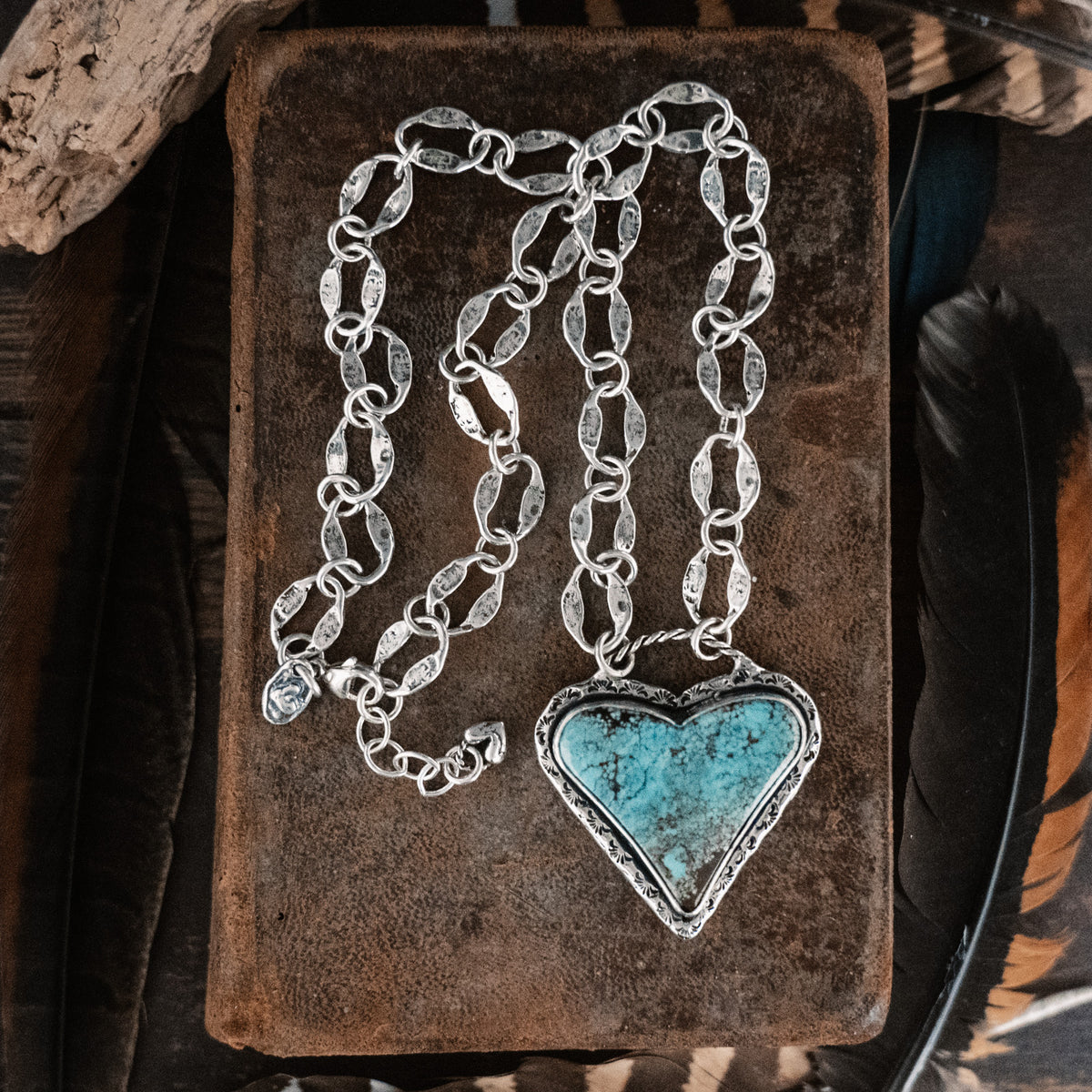 Heart Be Wise Turquoise Necklace