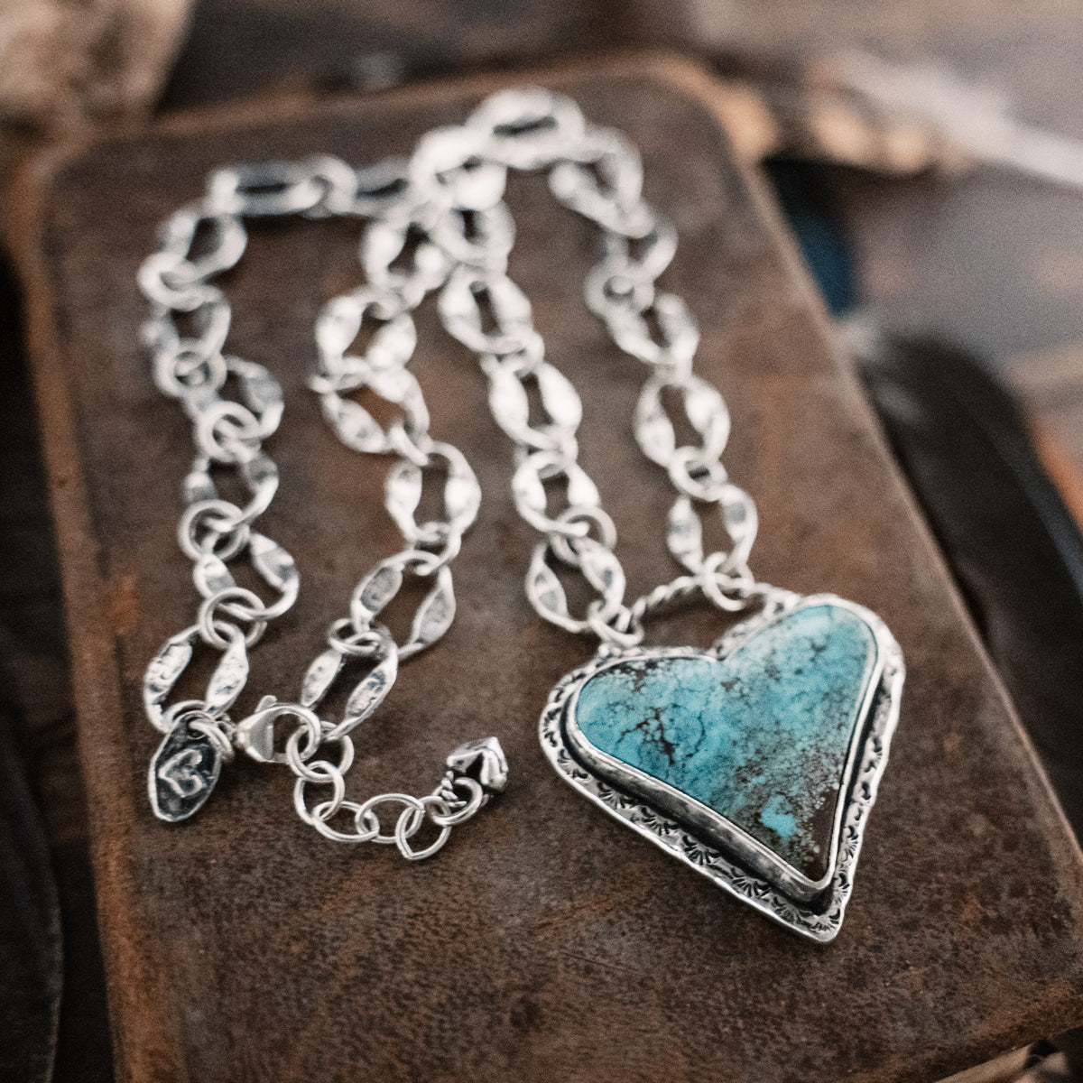 Heart Be Wise Turquoise Necklace