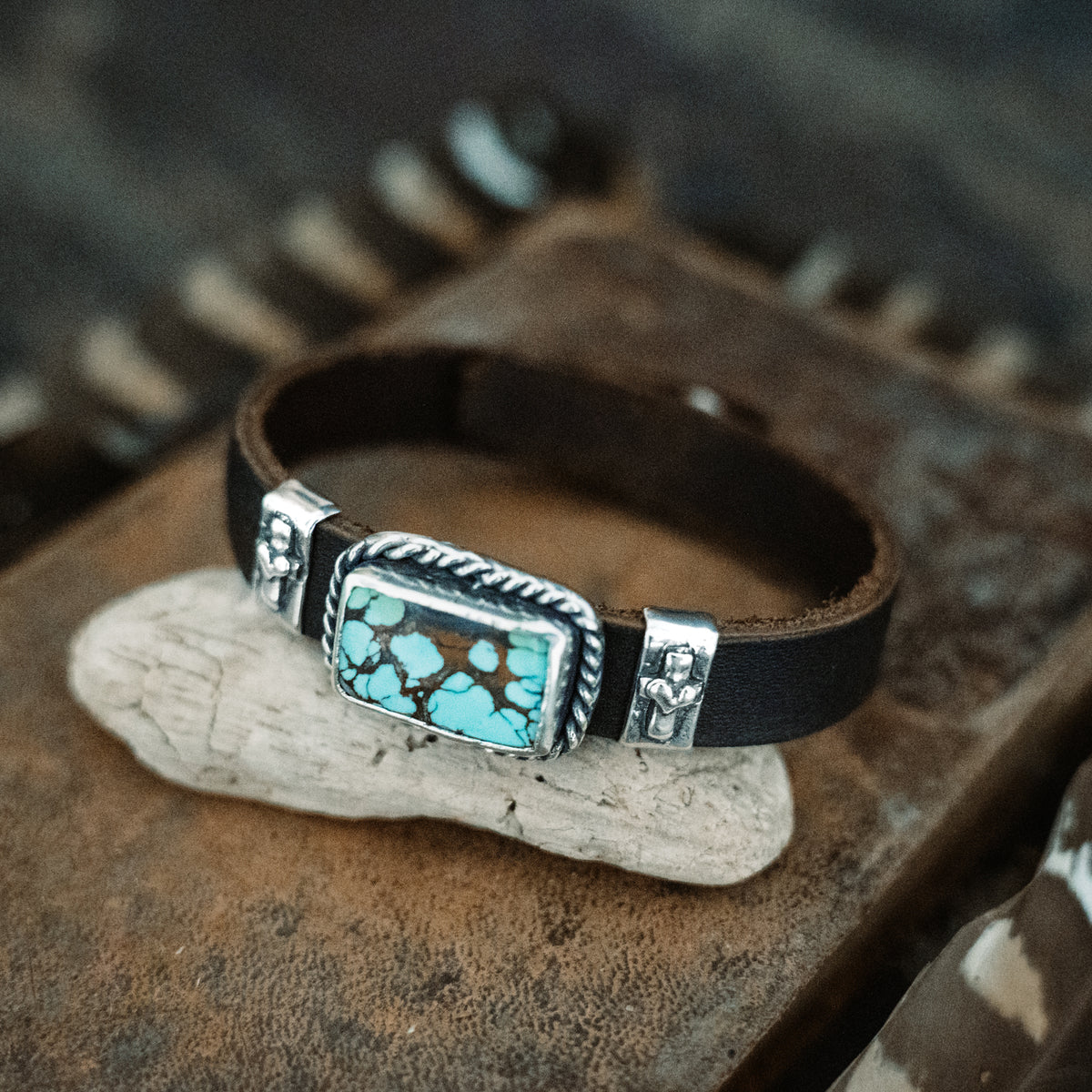 Indigo Faith Cloud Mountain Turquoise Bracelet