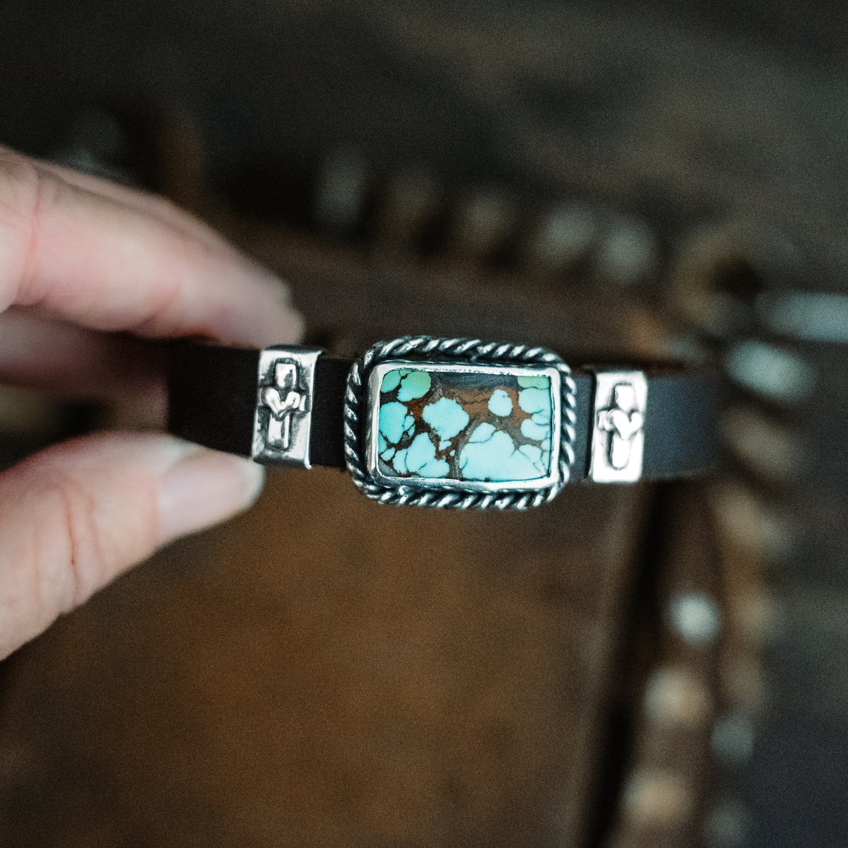 Indigo Faith Cloud Mountain Turquoise Bracelet