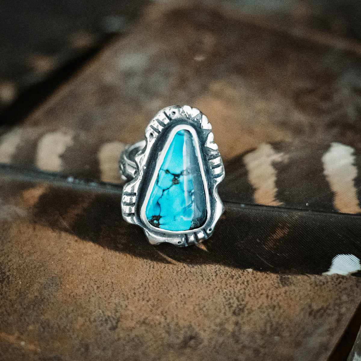 Into the Blue Turquoise Ring- adjusted to your size