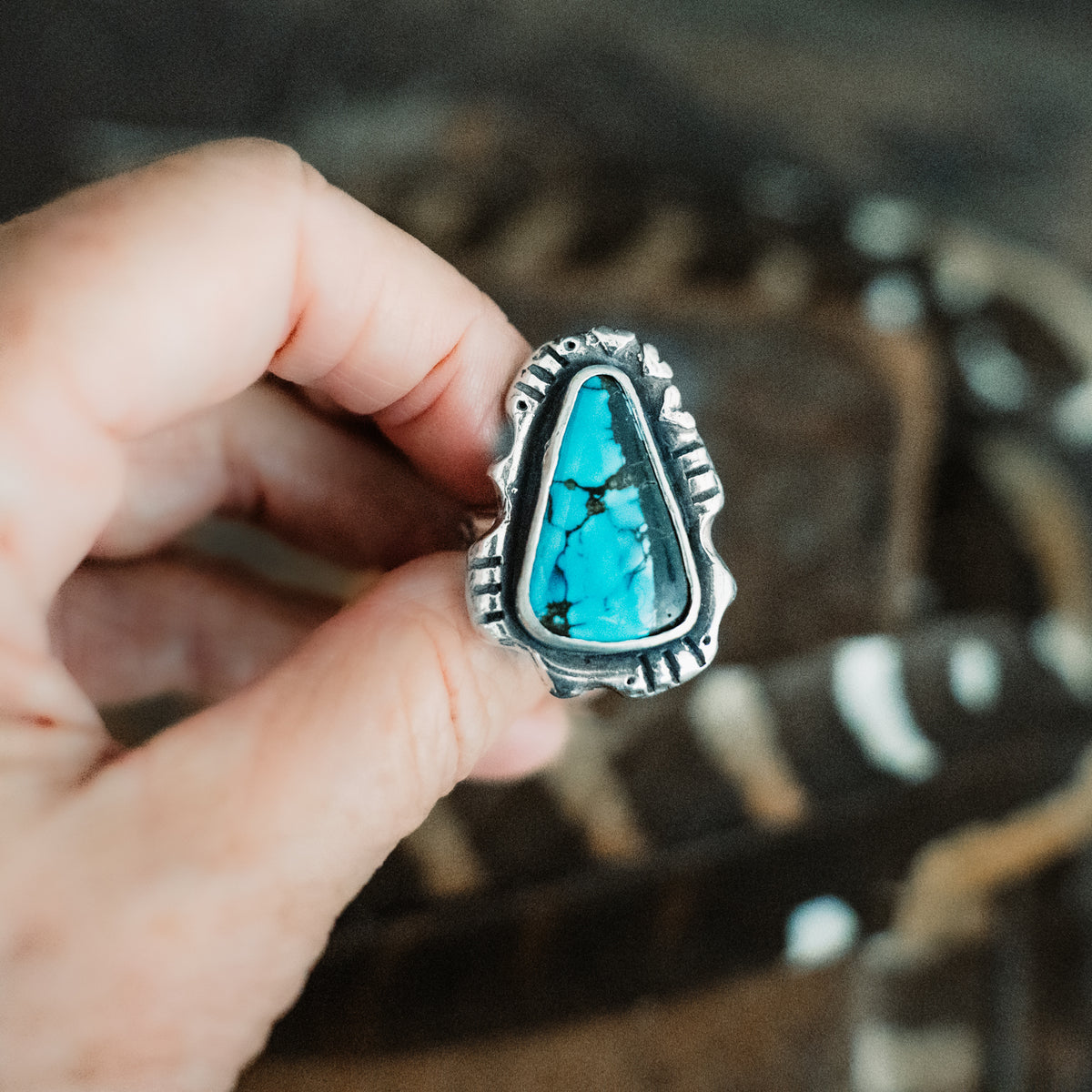 Into the Blue Turquoise Ring- adjusted to your size