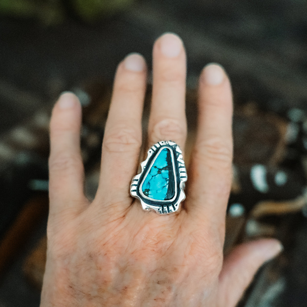 Into the Blue Turquoise Ring- adjusted to your size