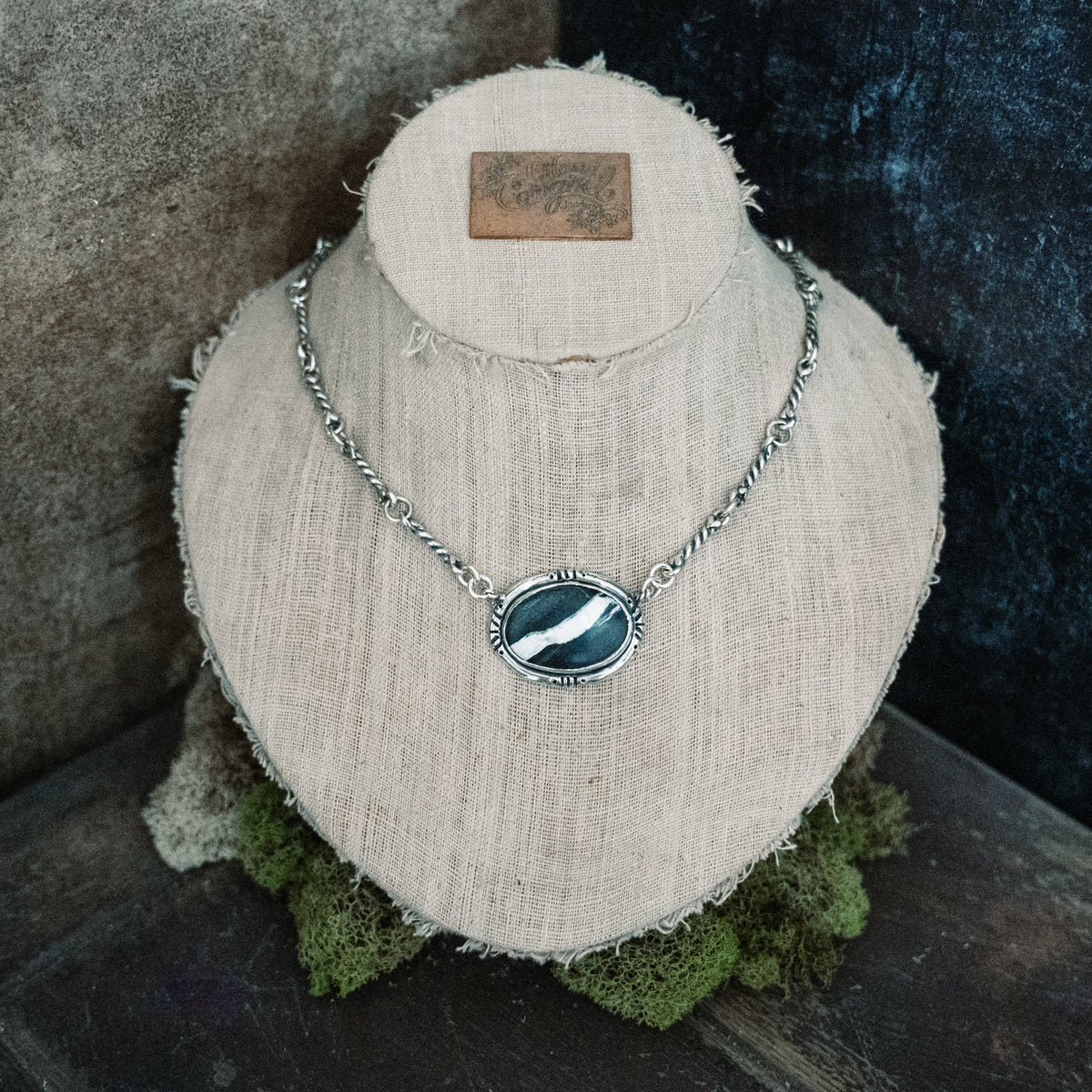 Kind Heart Brave Soul White Buffalo Necklace