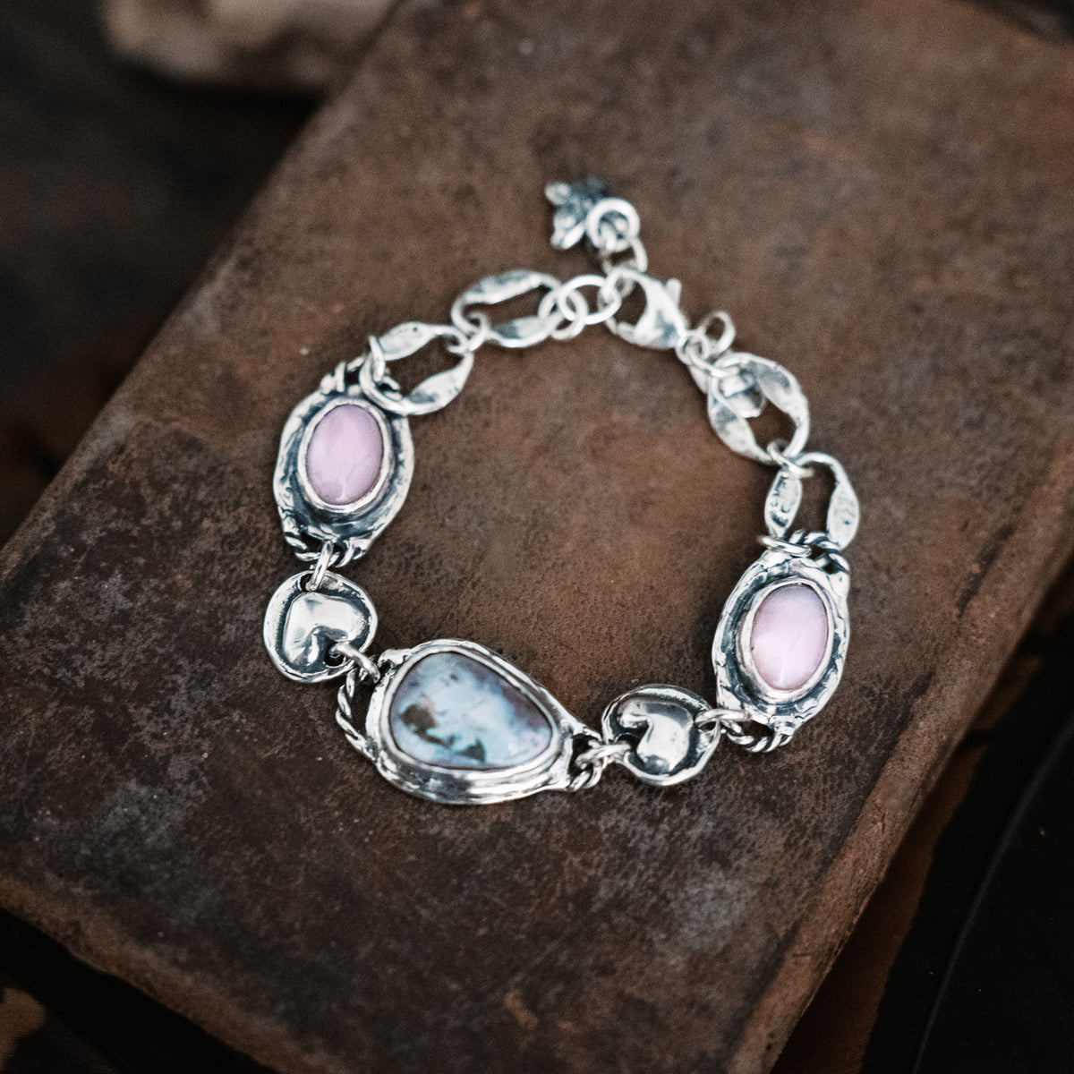 La Vie En Rose Pink Opal Bracelet