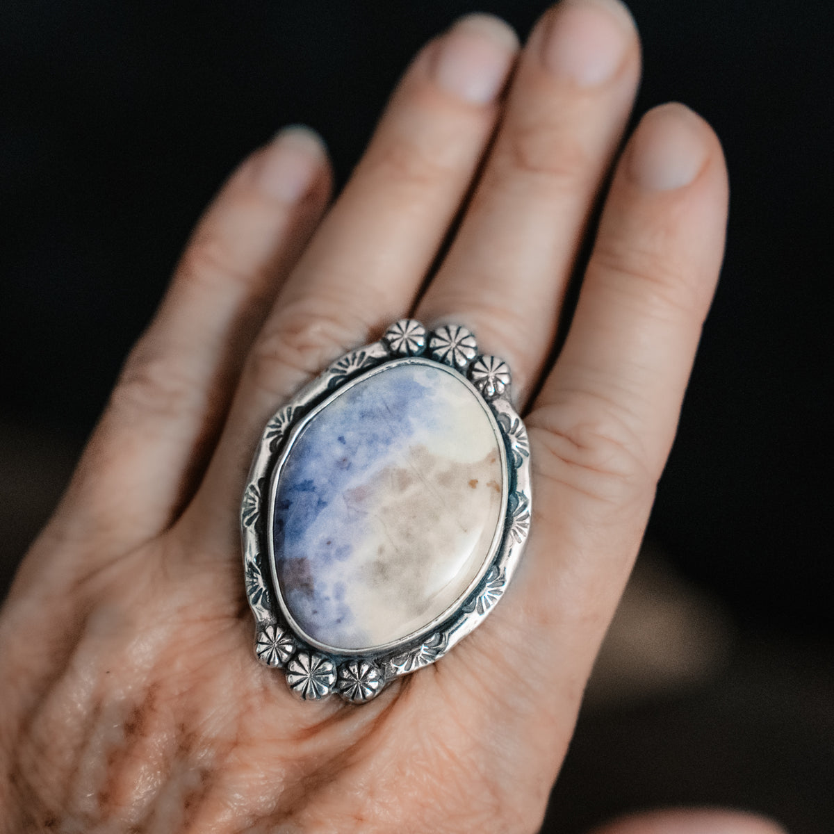 Lavender Sky Tiffany Stone Ring- adjusted to your size