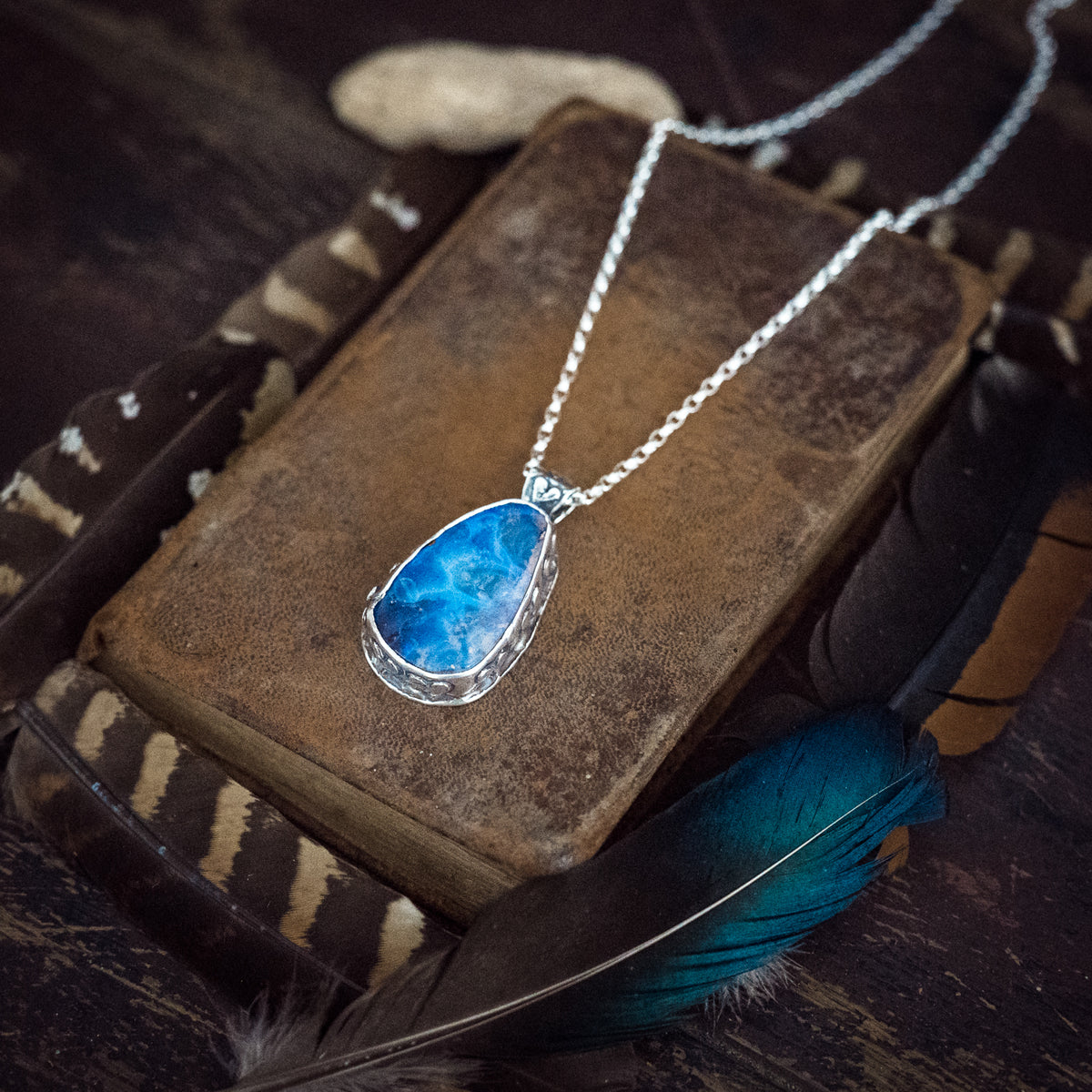 Light Seeker Australian Opal Necklace- please read-reduced