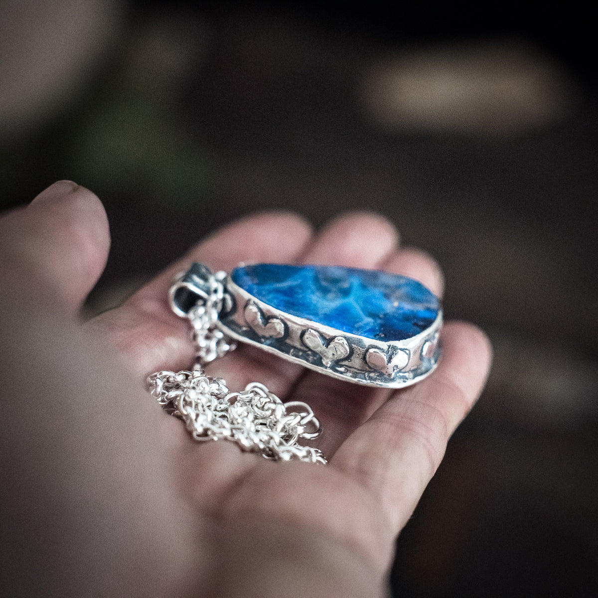 Light Seeker Australian Opal Necklace- please read-reduced