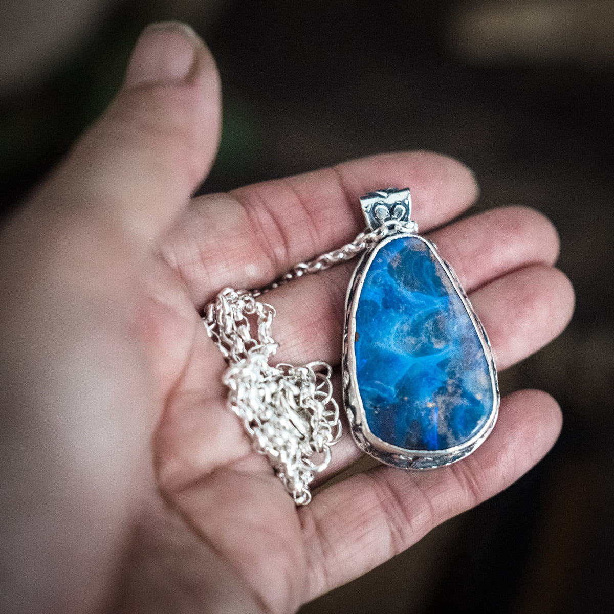 Light Seeker Australian Opal Necklace- please read-reduced