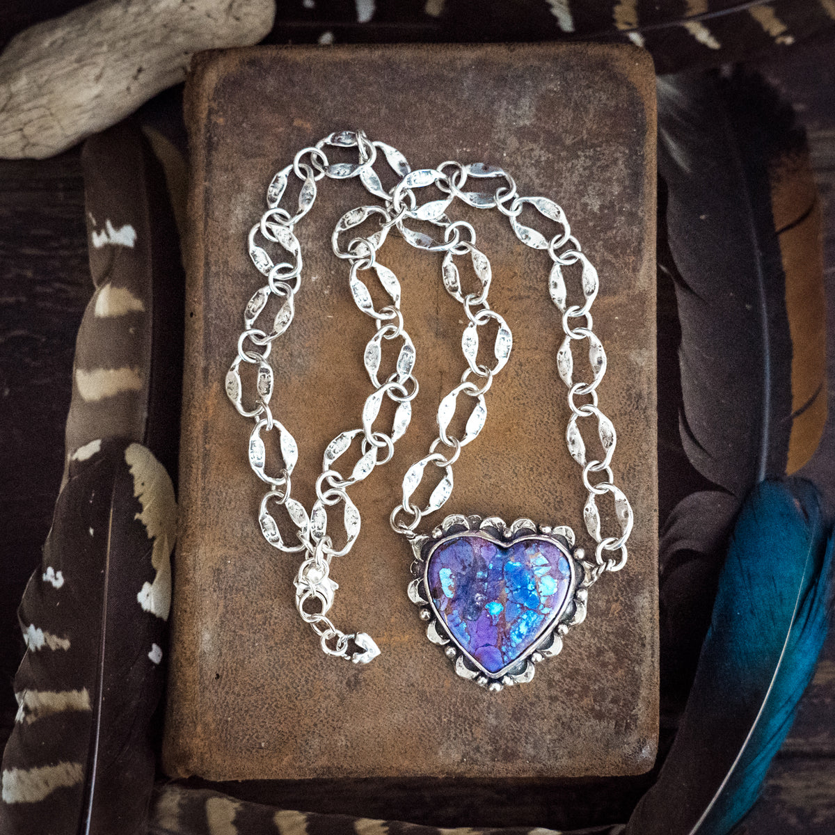 Listen with a Brave Heart Confetti Necklace