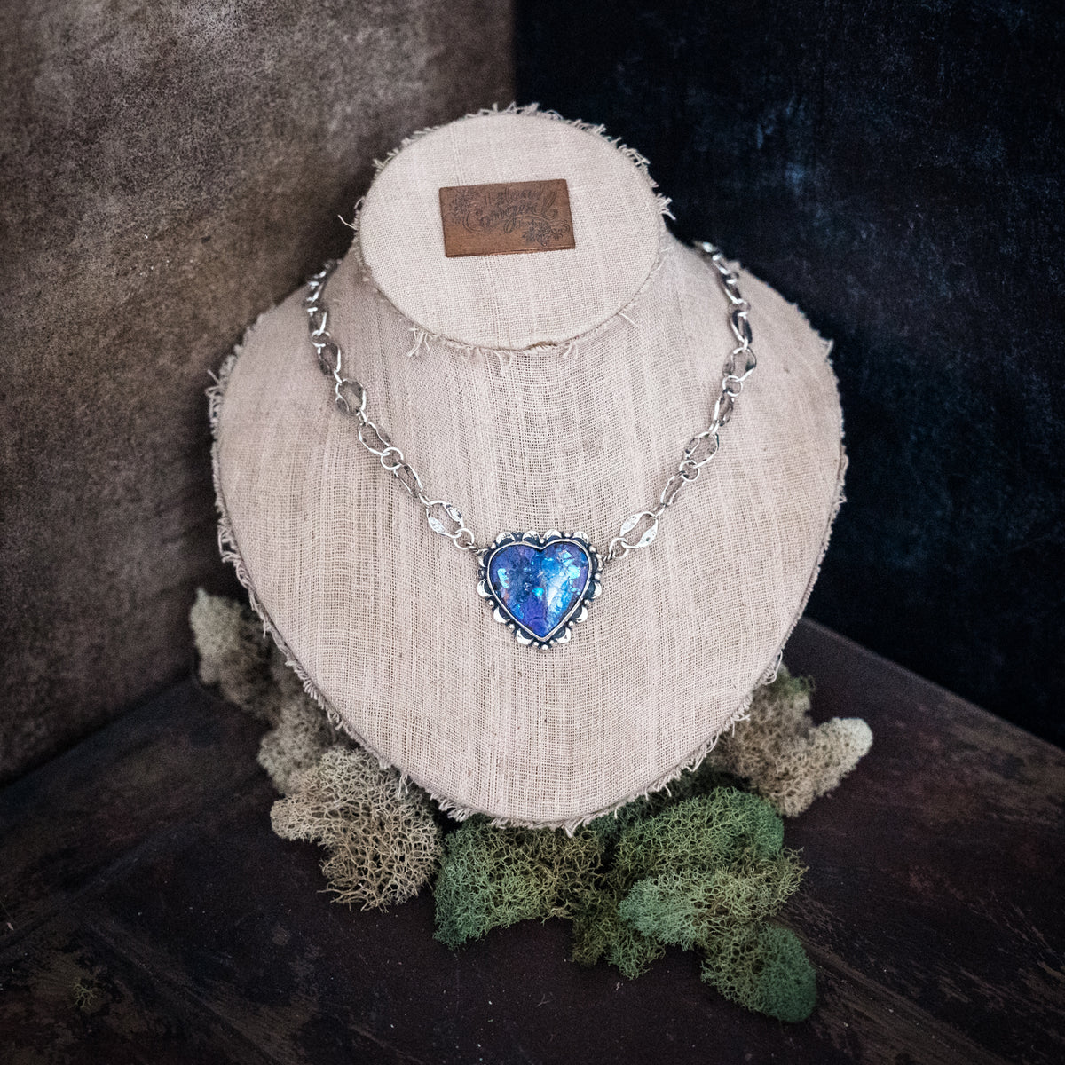 Listen with a Brave Heart Confetti Necklace