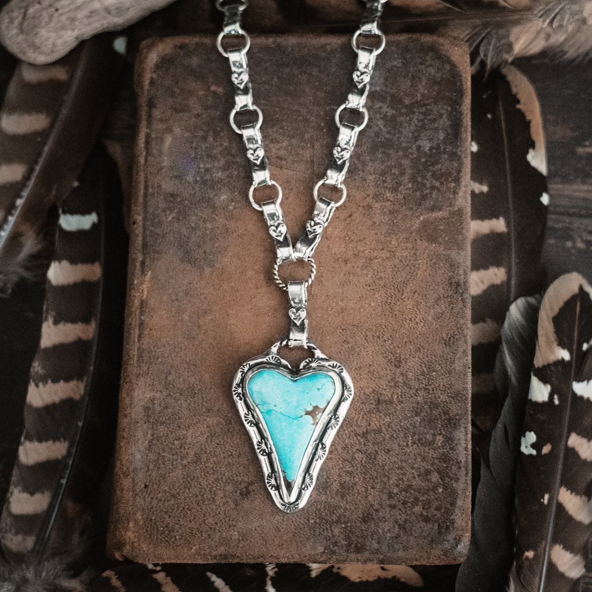 Live Brave Turquoise Necklace