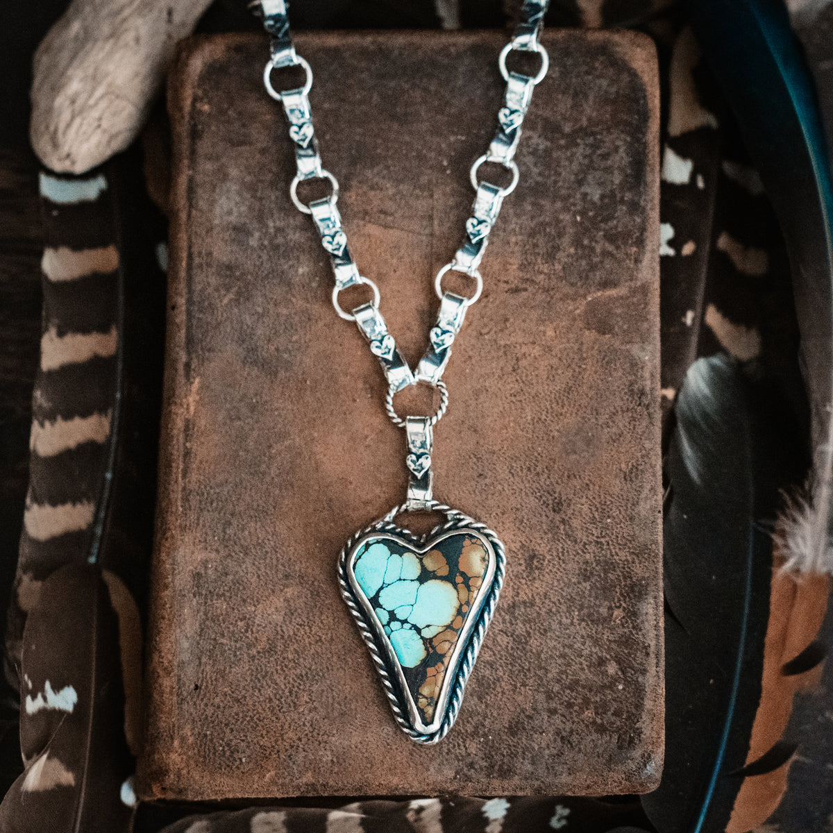 Live Brave Turquoise Necklace