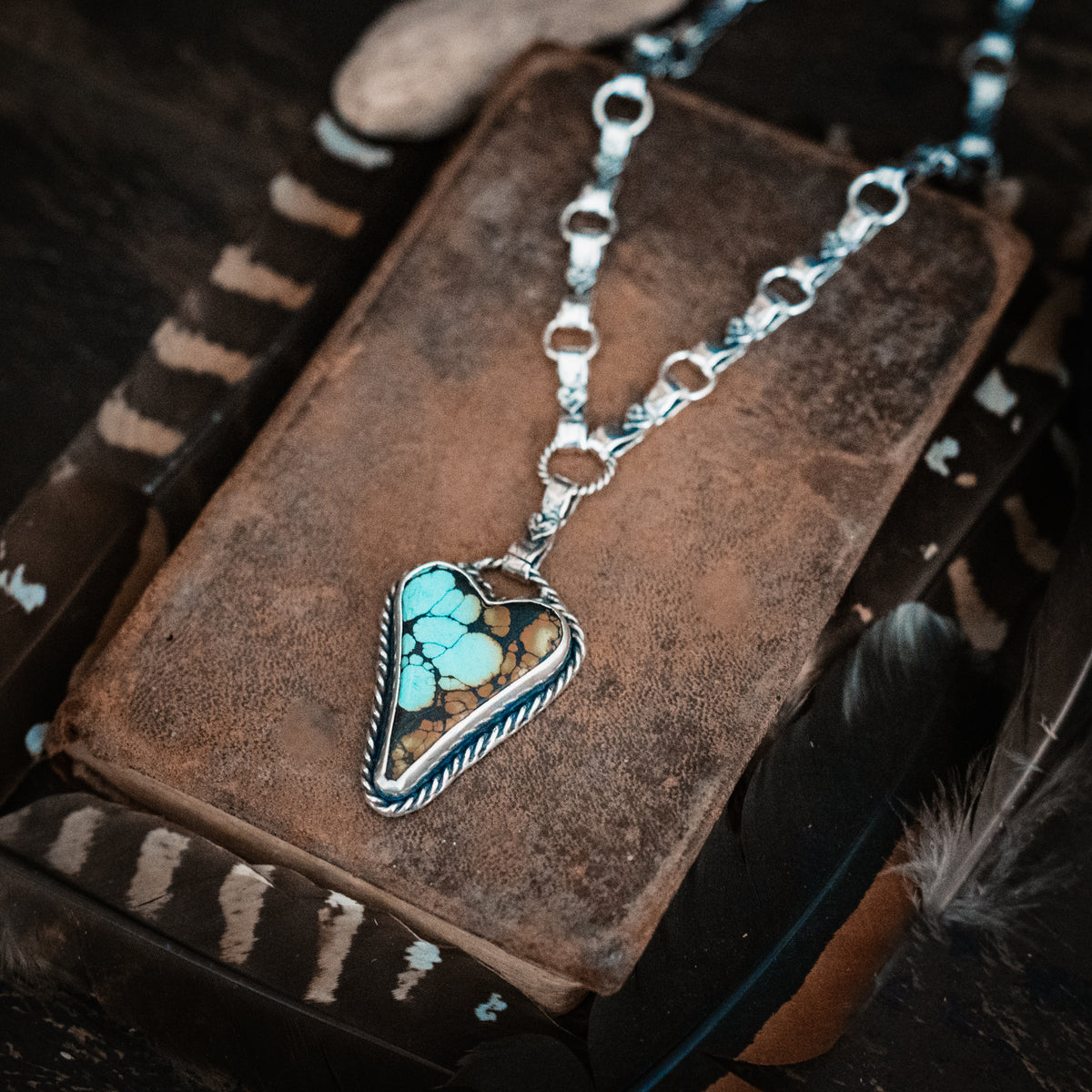 Live Brave Turquoise Necklace