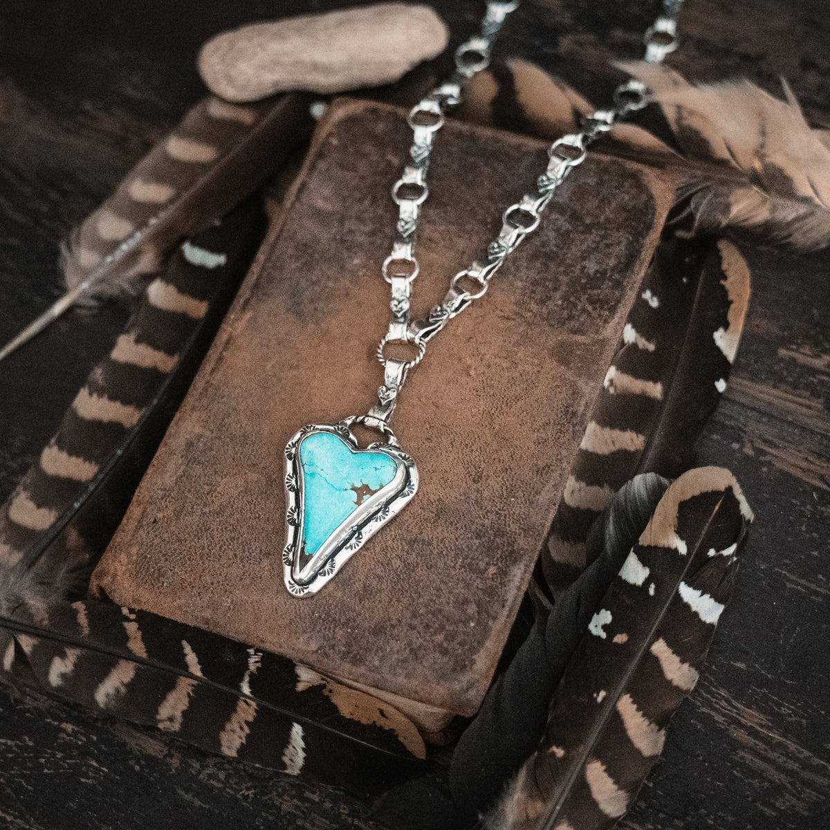 Live Brave Turquoise Necklace