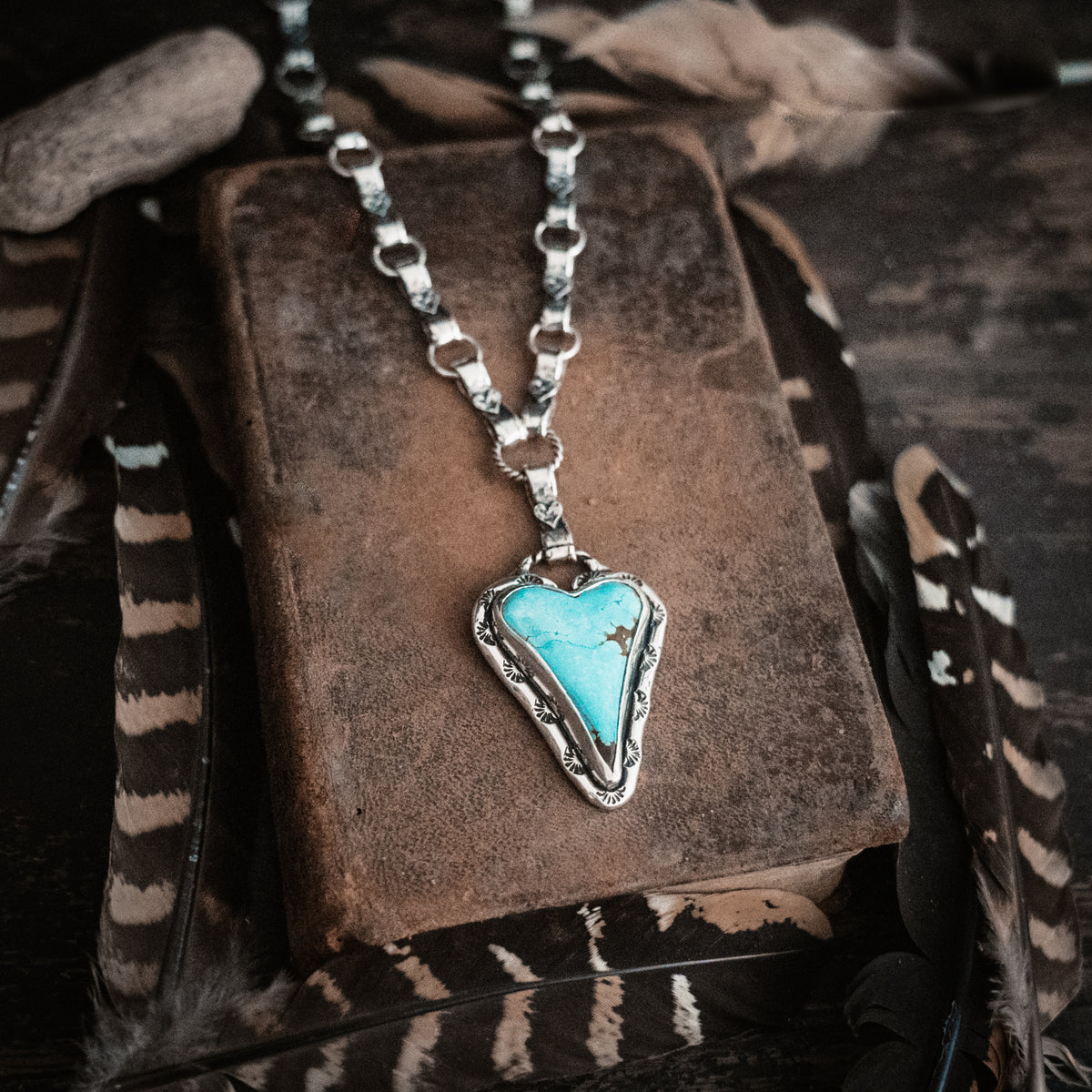 Live Brave Turquoise Necklace