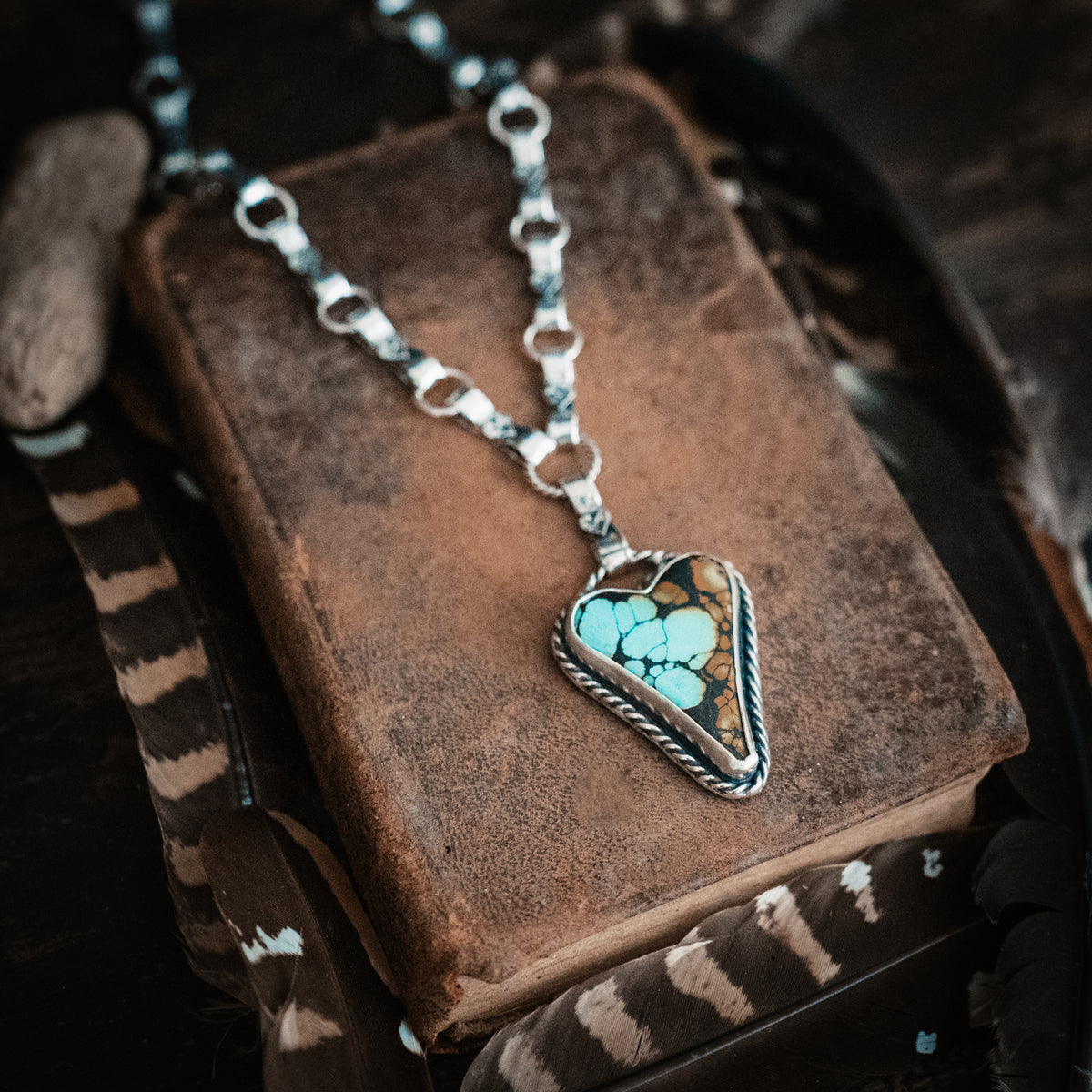 Live Brave Turquoise Necklace