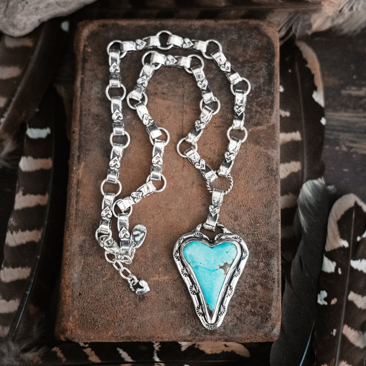 Live Brave Turquoise Necklace