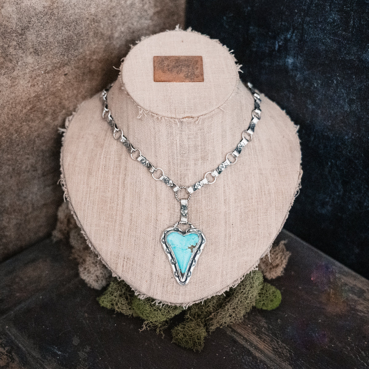 Live Brave Turquoise Necklace