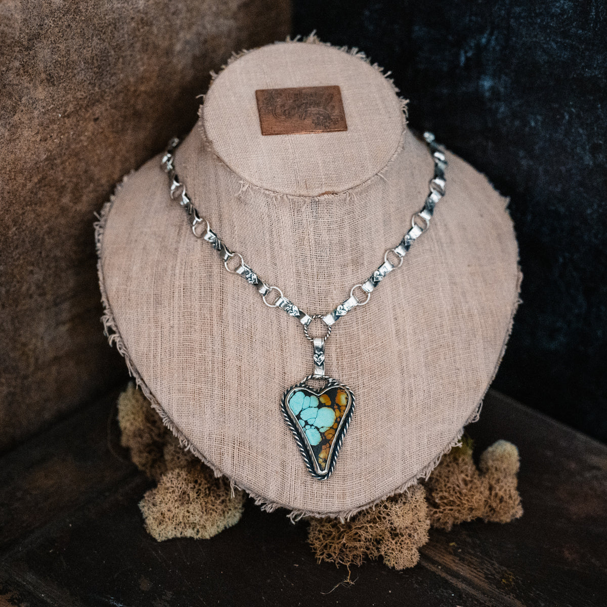 Live Brave Turquoise Necklace