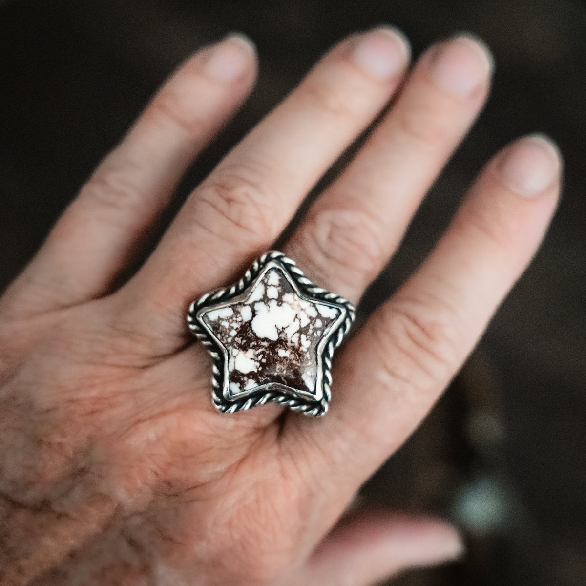 Lone Star Wild Horse Ring- Adjusted to your size