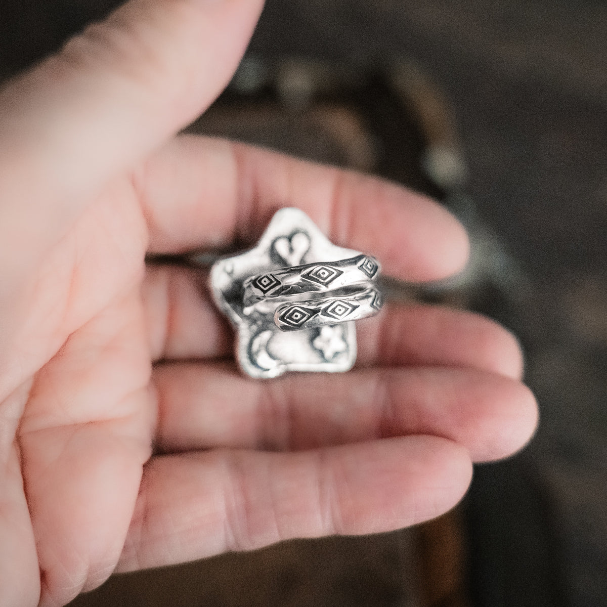 Lone Star Wild Horse Ring- Adjusted to your size