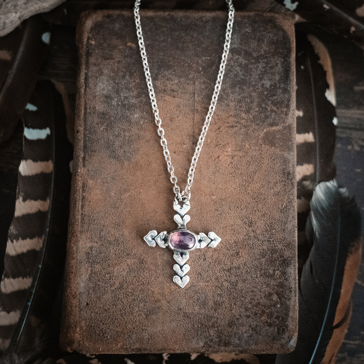Love and Faith Pink Tourmaline Necklace