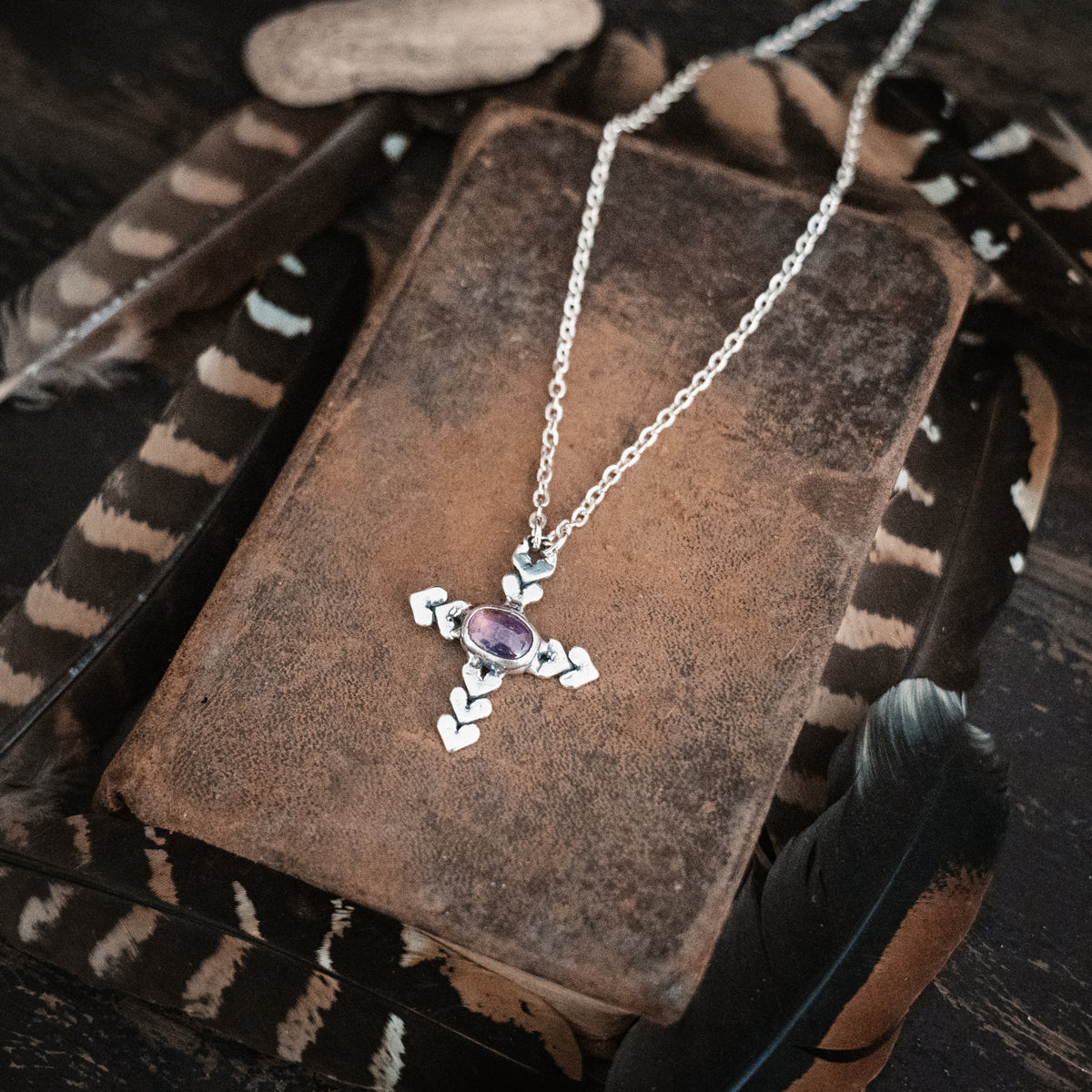 Love and Faith Pink Tourmaline Necklace