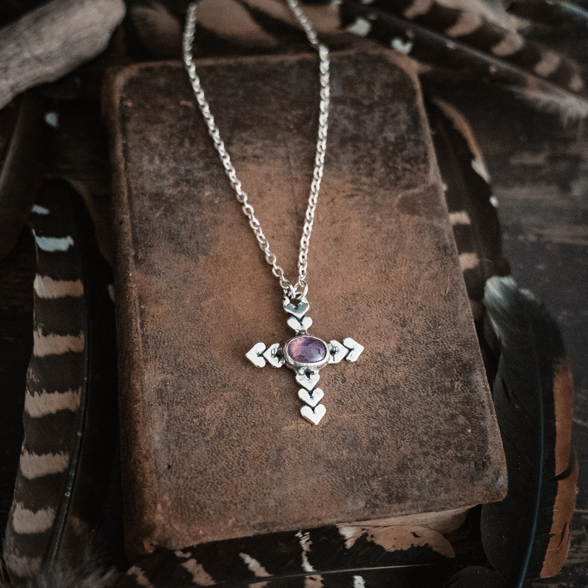 Love and Faith Pink Tourmaline Necklace