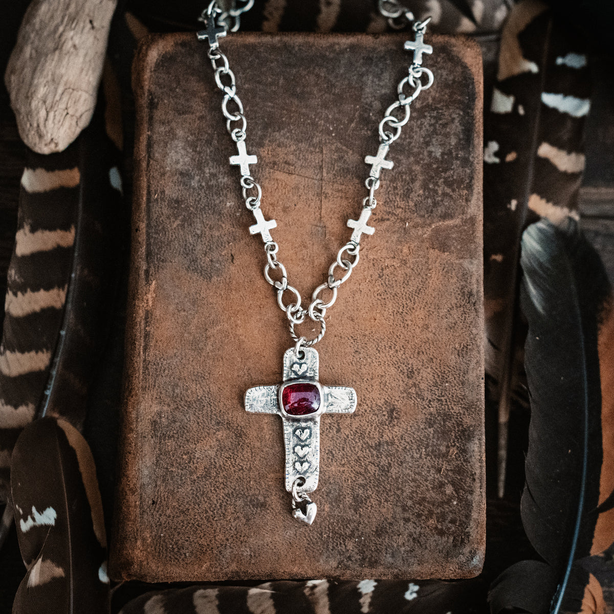 Love and Grace Pink Tourmaline Necklace