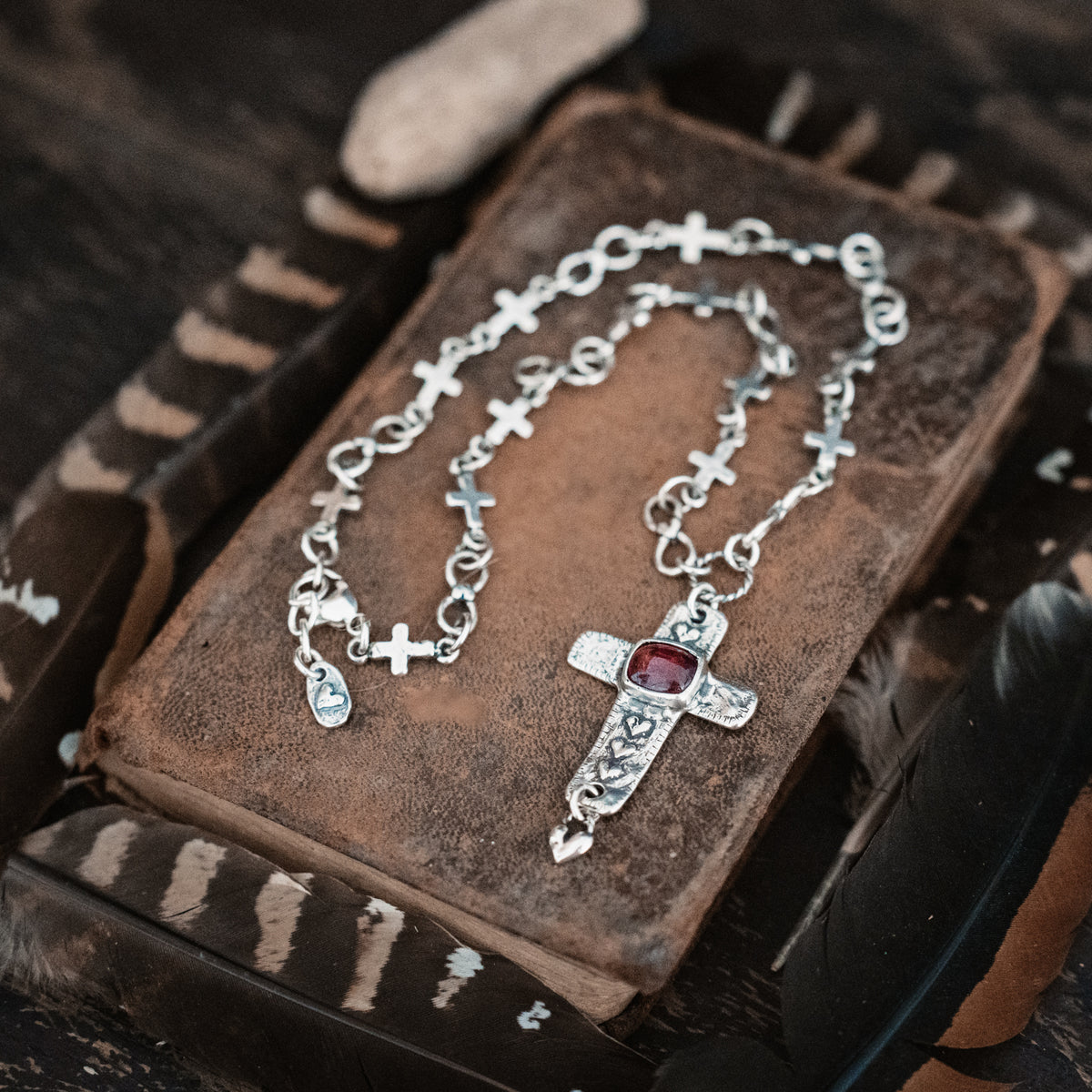 Love and Grace Pink Tourmaline Necklace