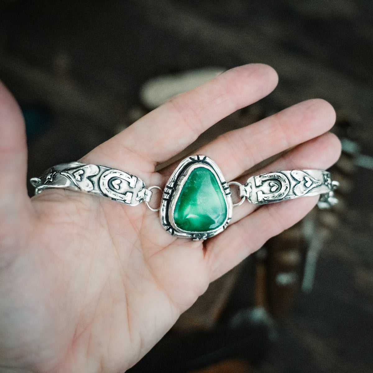 Love and Luck Variscite Bracelet