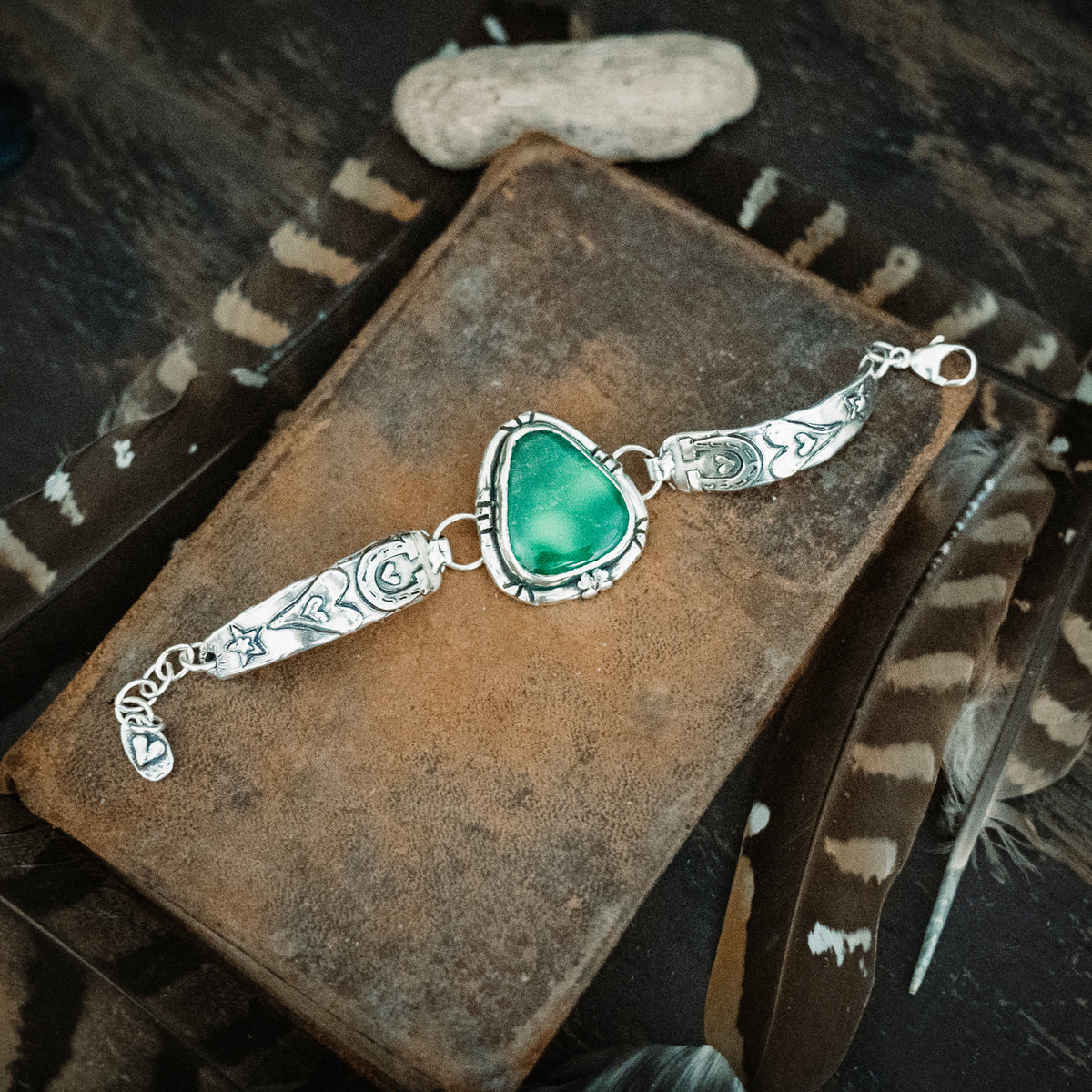 Love and Luck Variscite Bracelet