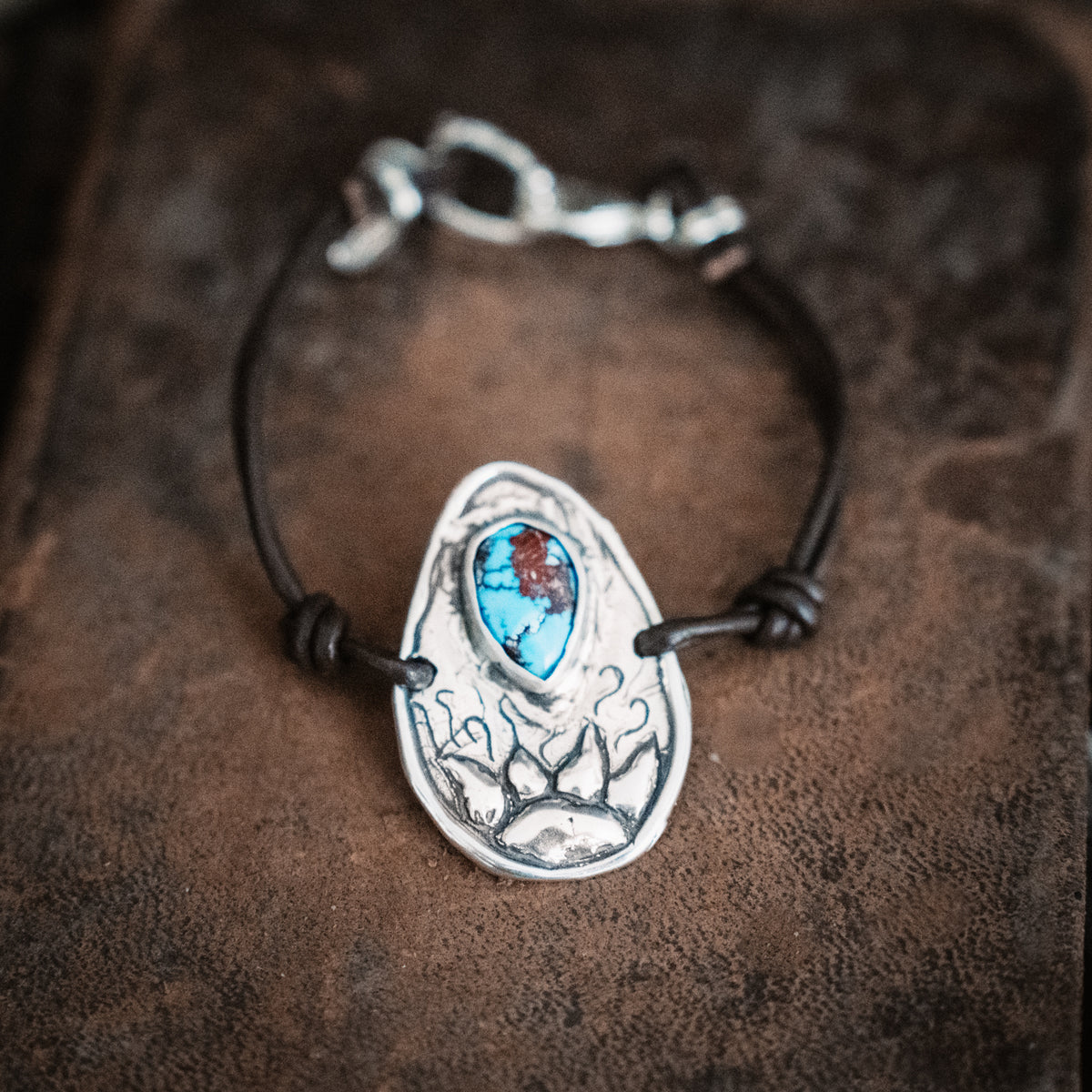 Love and Heart Turquoise Bracelet