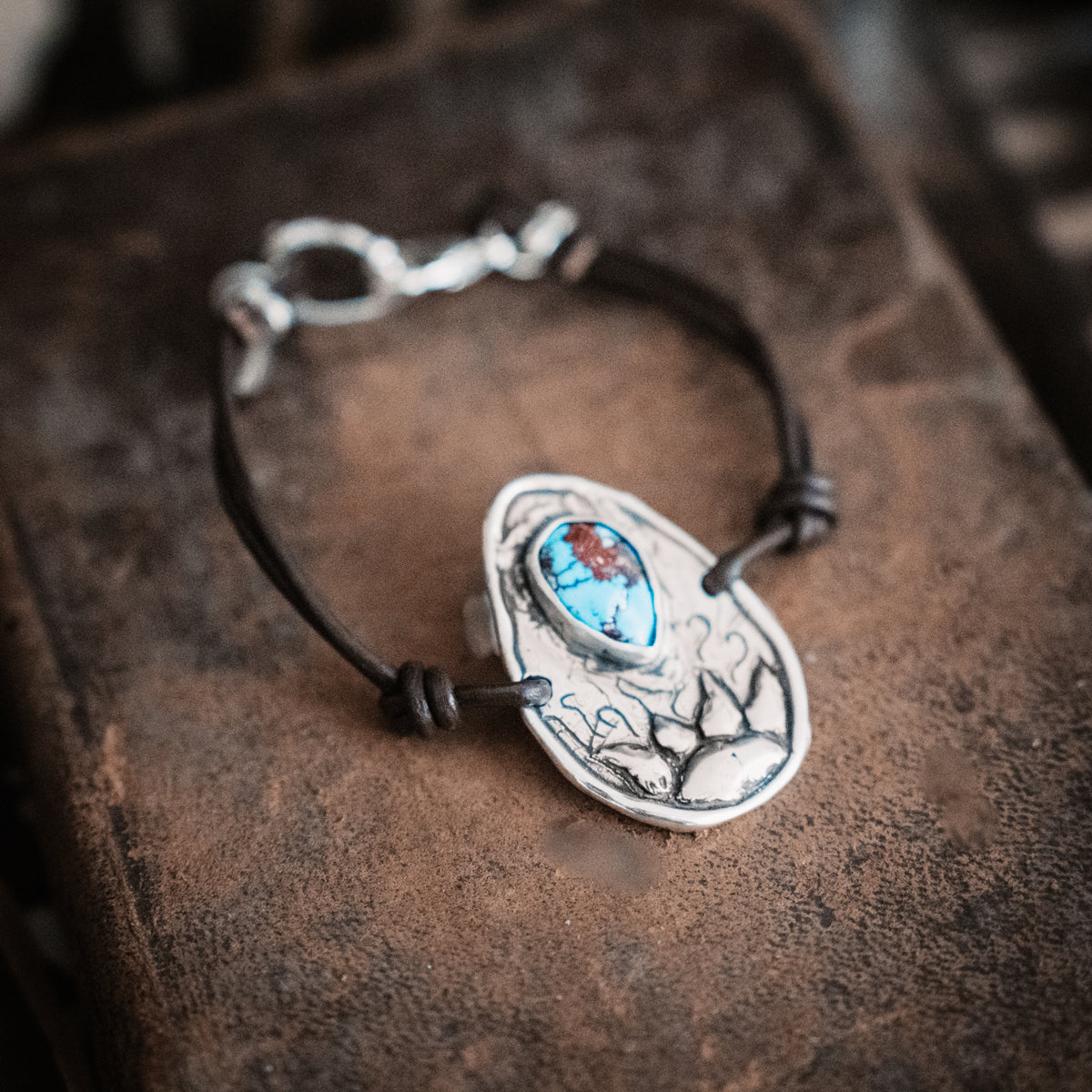 Love and Heart Turquoise Bracelet