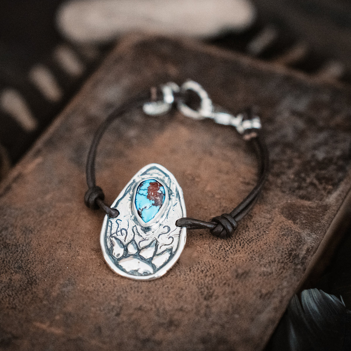 Love and Heart Turquoise Bracelet