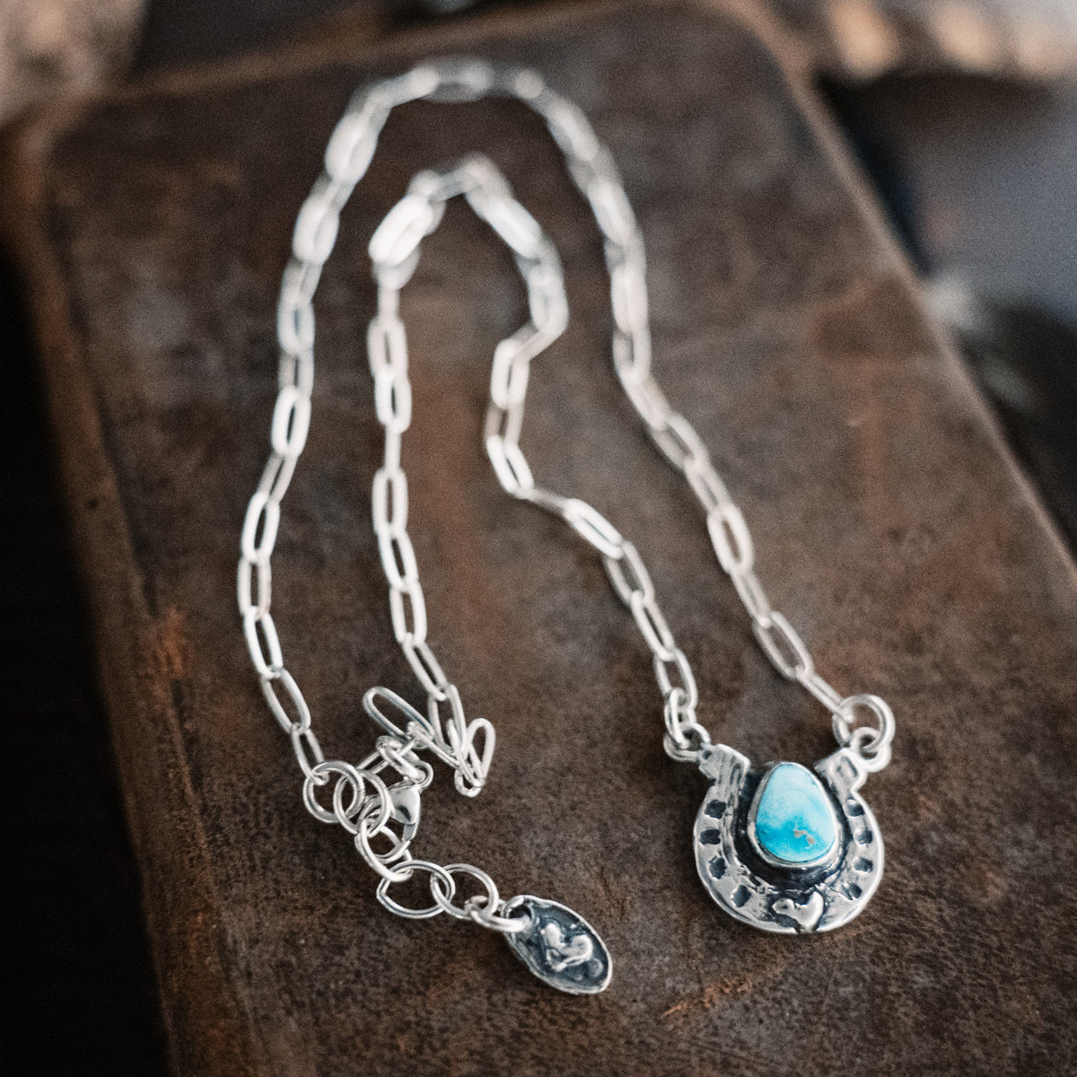 Horseshoe Turquoise Necklace