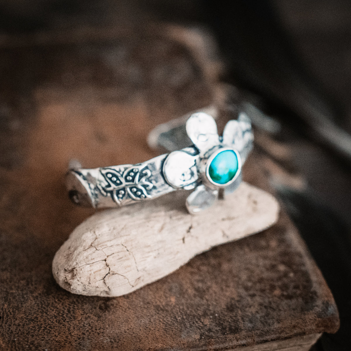 Magic Garden Turquoise Cuff