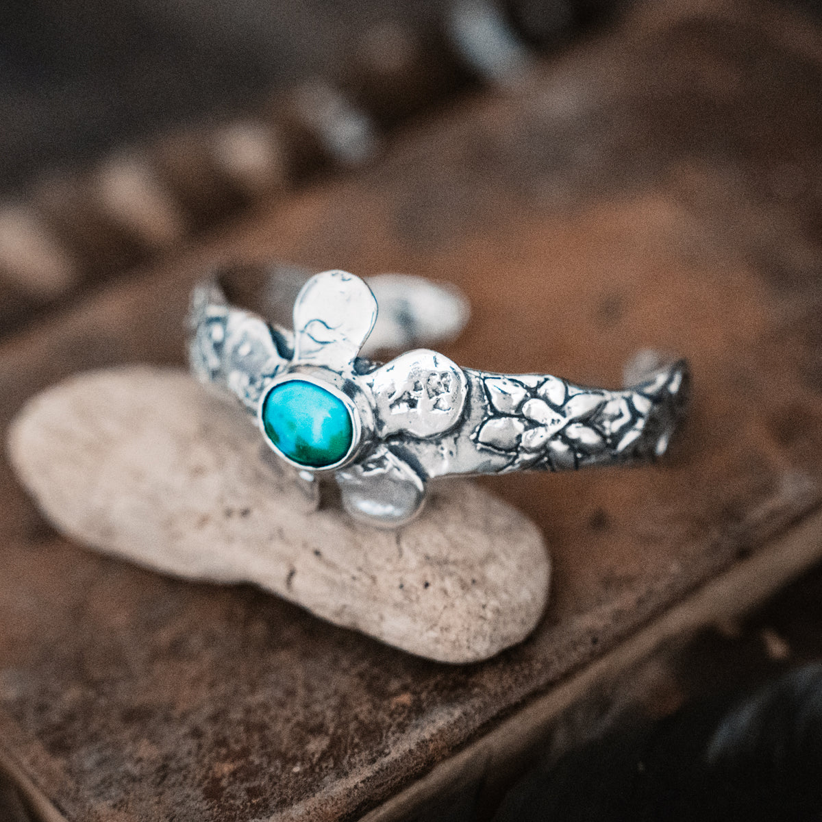 Magic Garden Turquoise Cuff