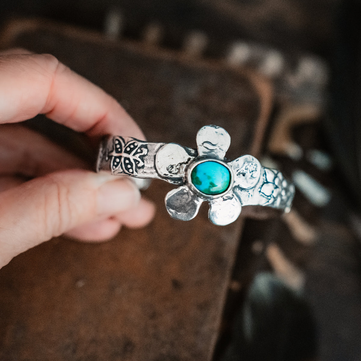 Magic Garden Turquoise Cuff