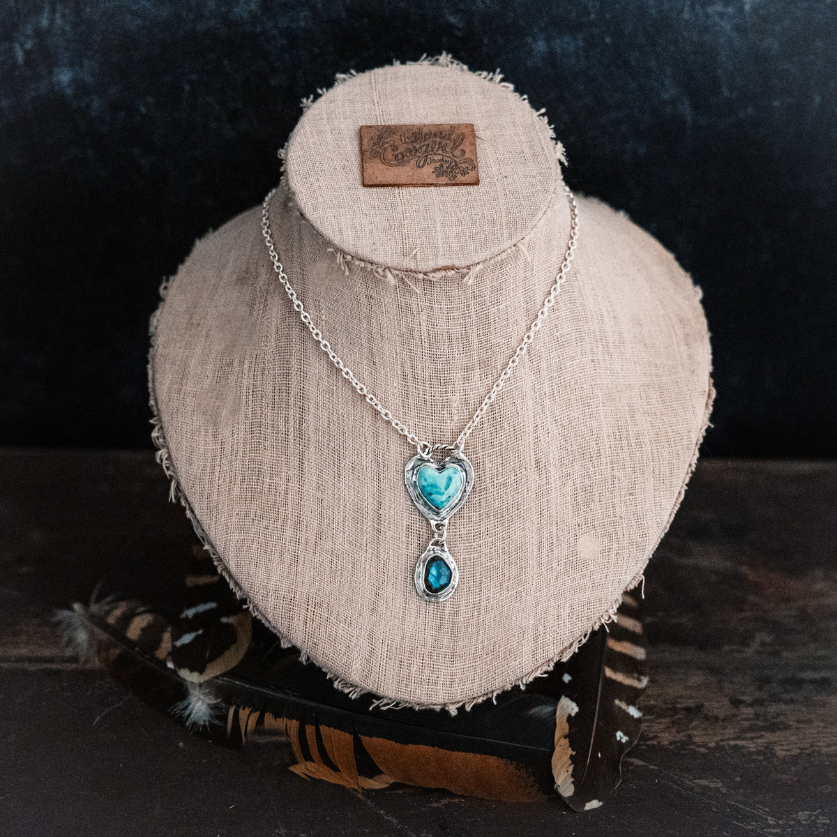 Make a Wish Turquoise Labradorite Necklace