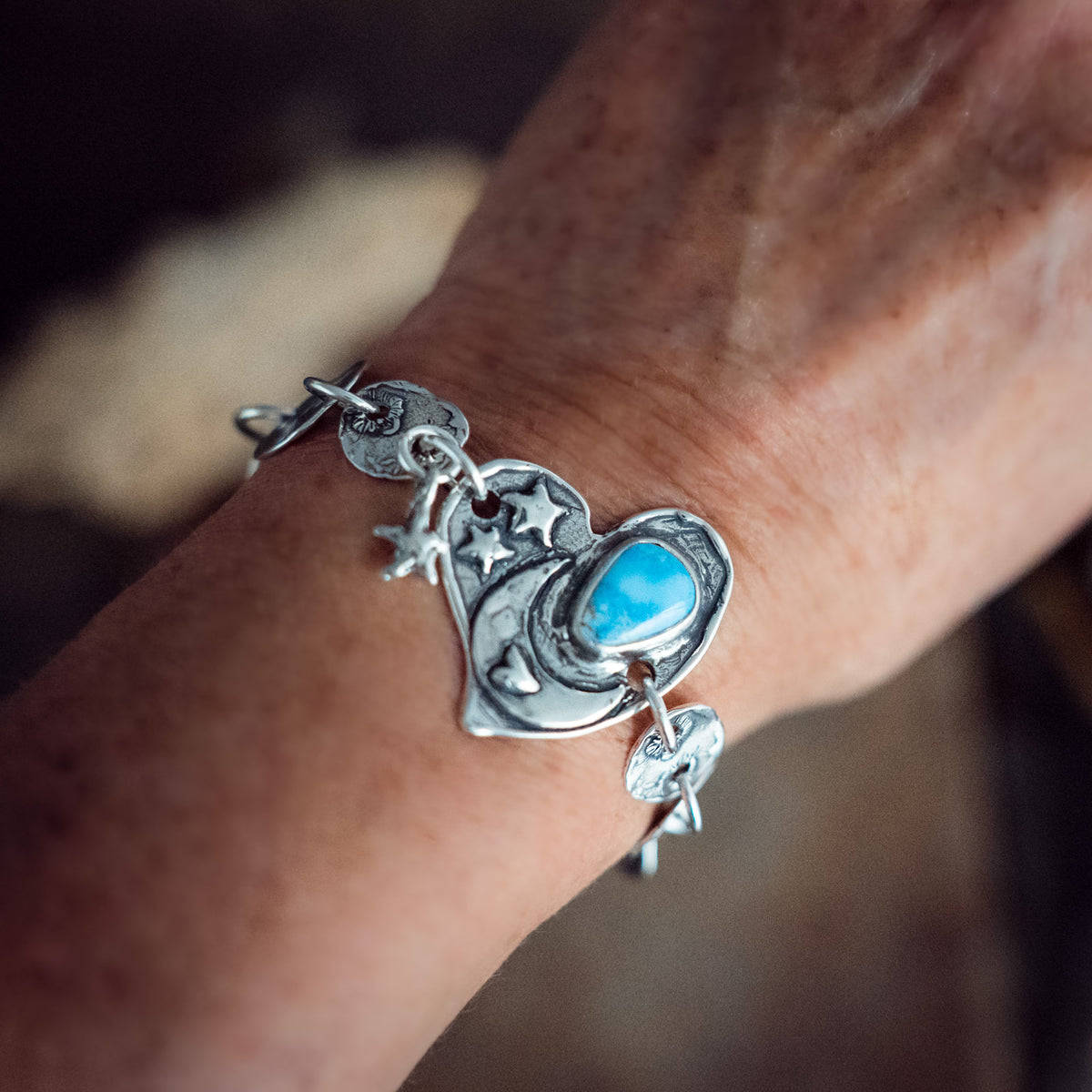 Dream No Small Dreams Turquoise Bracelet