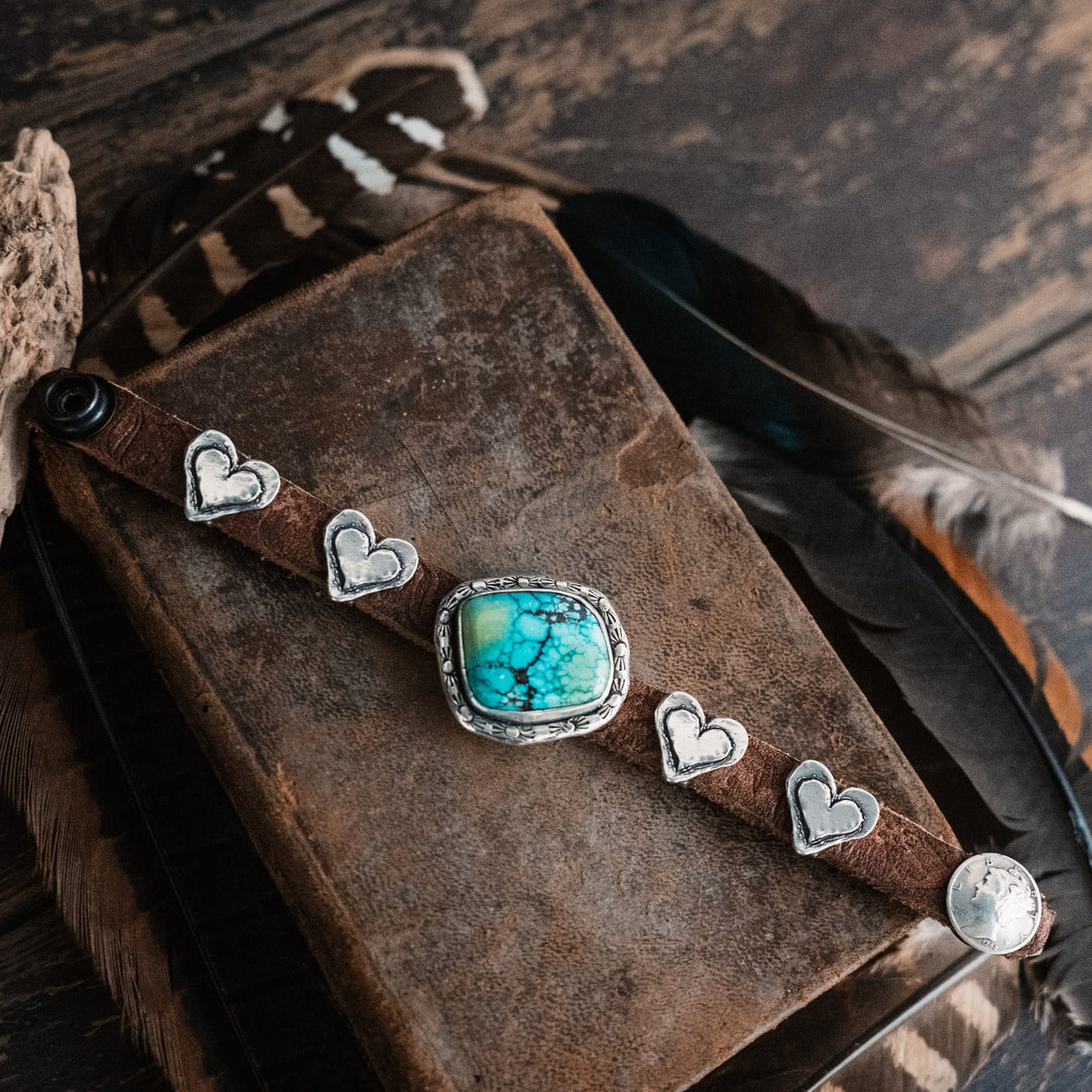 Nomad Bao Canyon Turquoise Bracelet