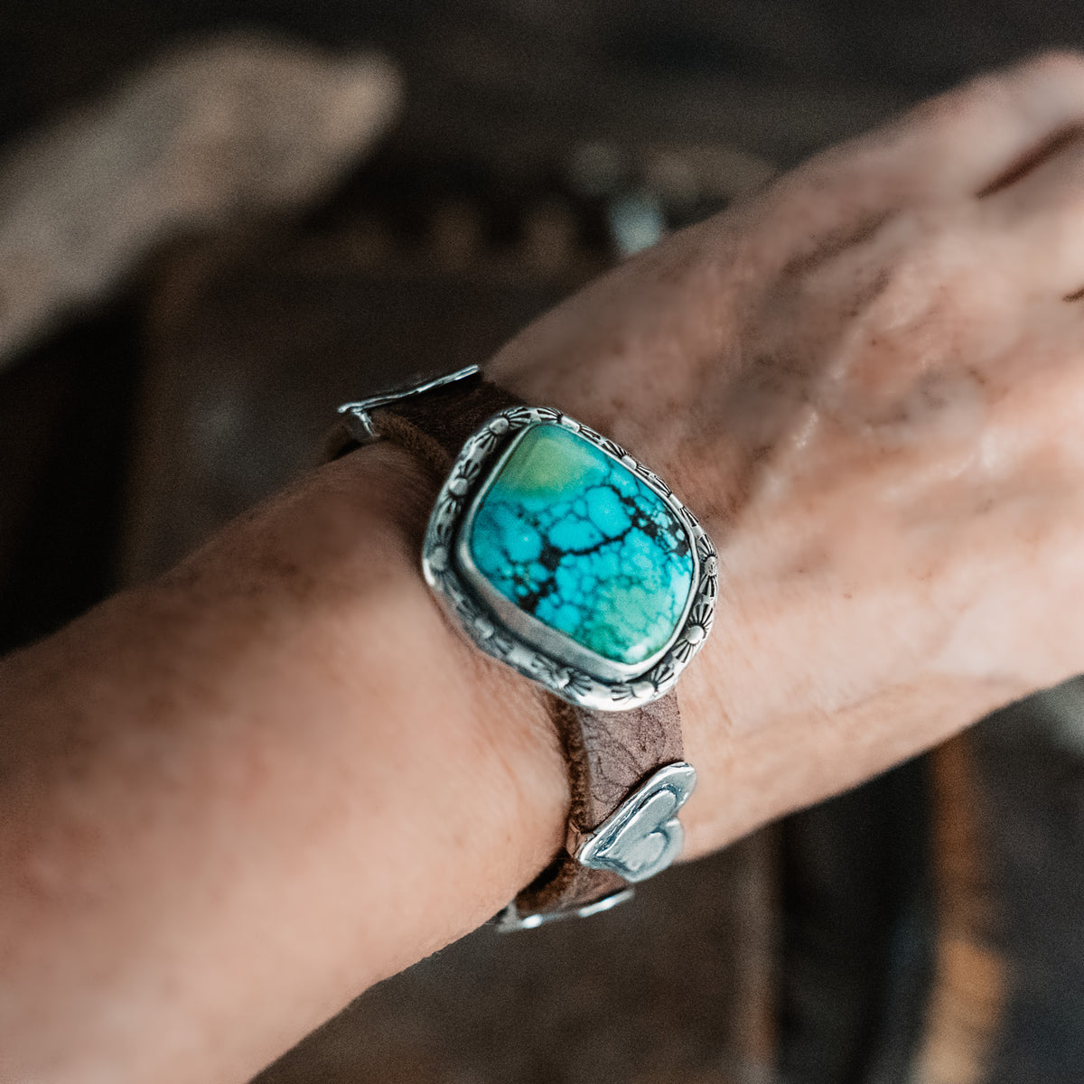Nomad Bao Canyon Turquoise Bracelet