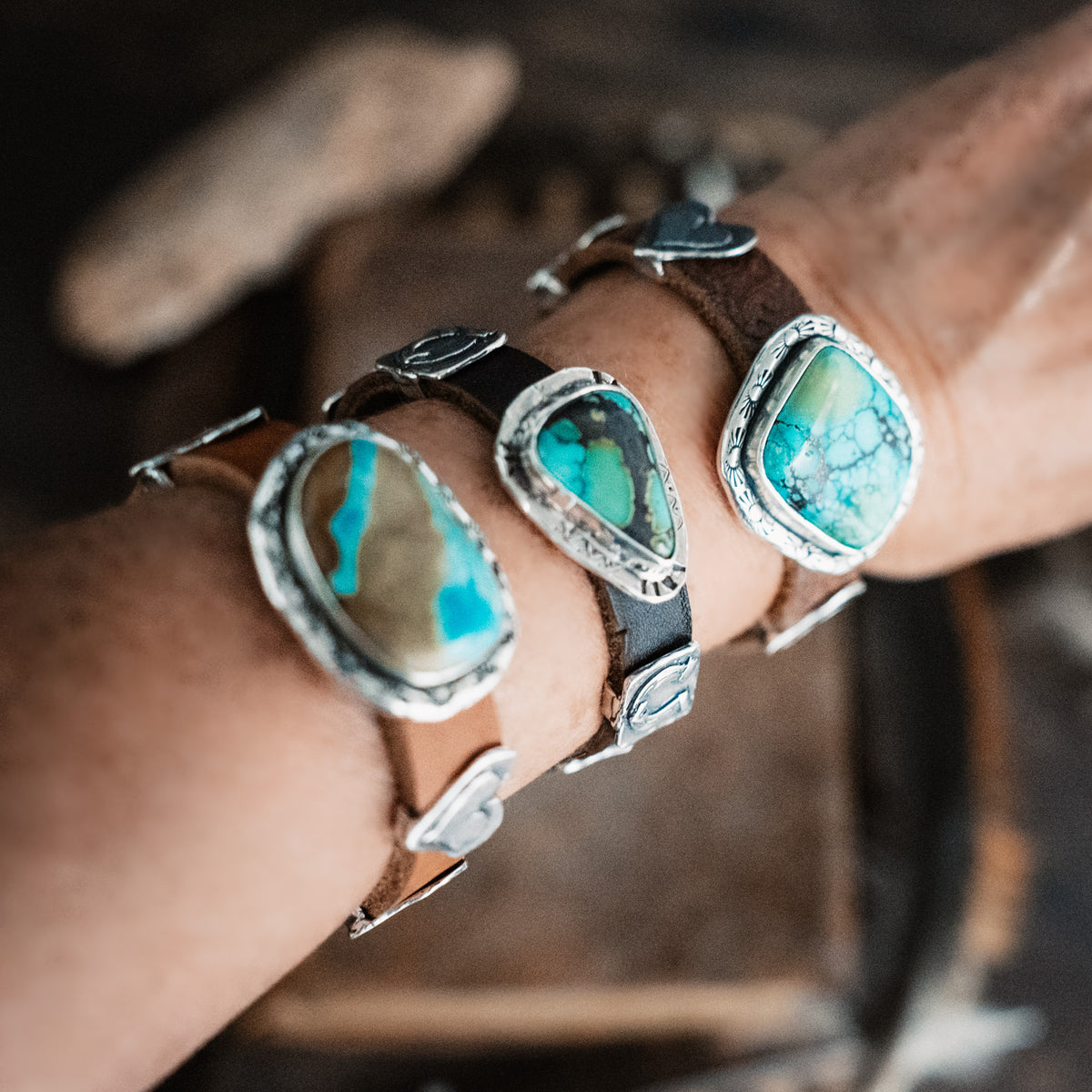 Nomad Bao Canyon Turquoise Bracelet