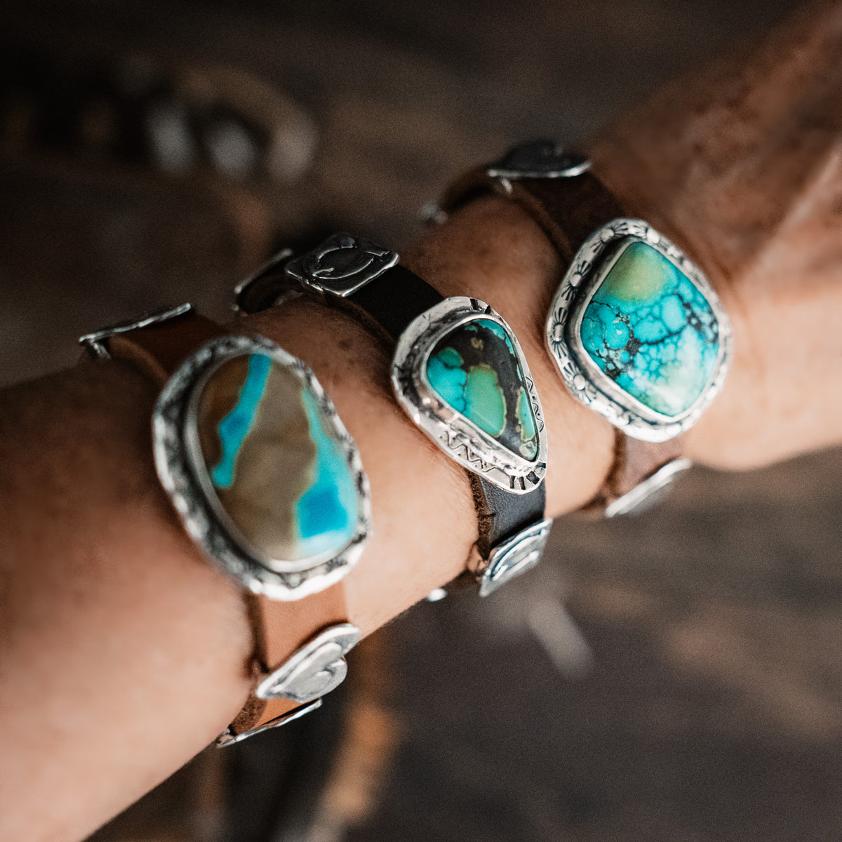 Nomad Horseshoe Turquoise Bracelet