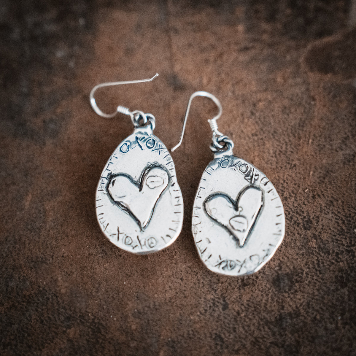On The Range Number 8 Turquoise Earrings