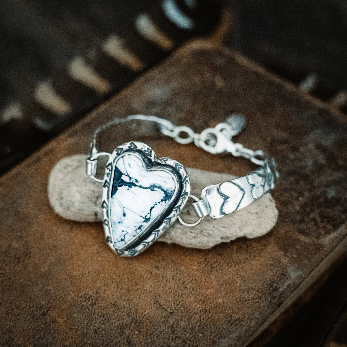 Only From the Heart White Buffalo Bracelet