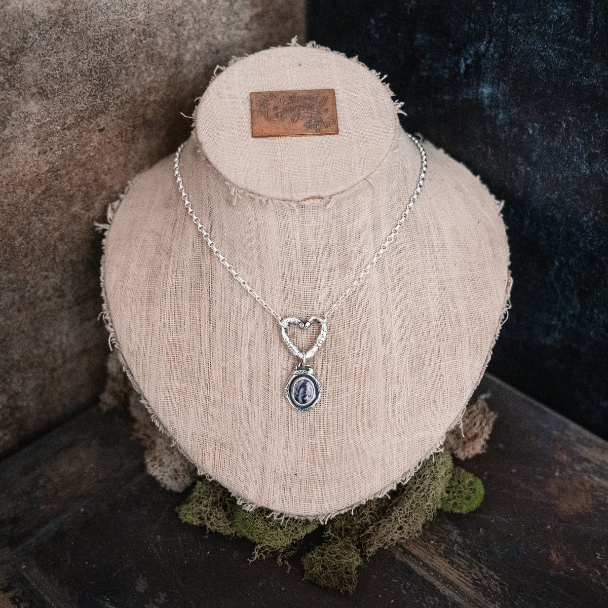 Open Heart Cantera Opal Necklace
